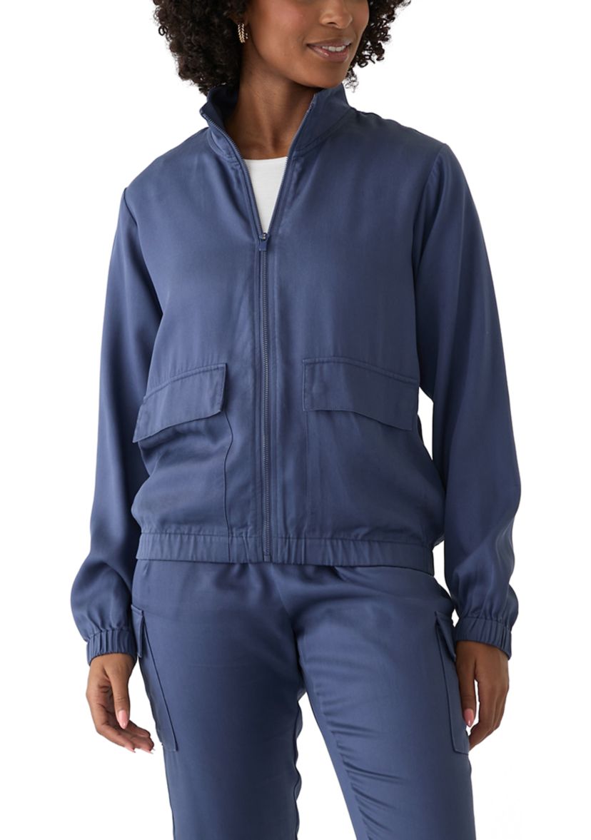 Womens Tahoe Mock Neck Full Zip Jacket