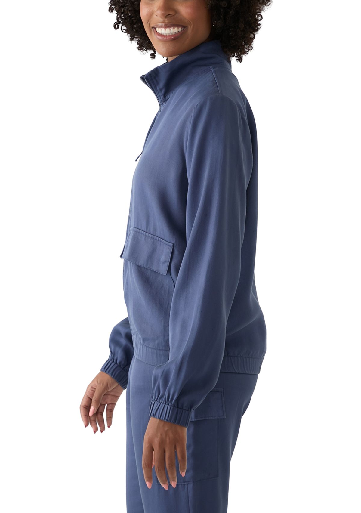Womens Tahoe Mock Neck Full Zip Jacket