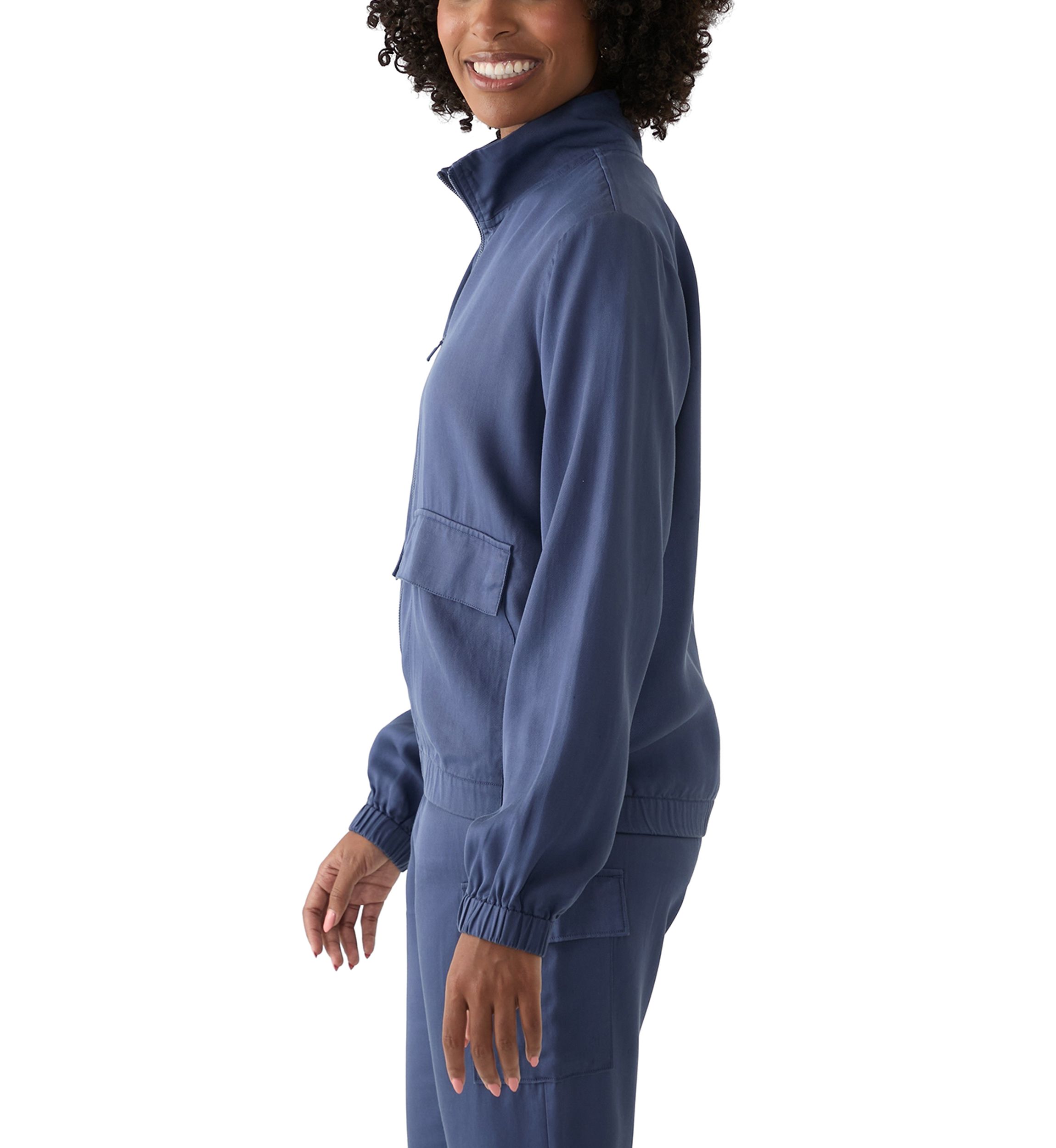 Womens Tahoe Mock Neck Full Zip Jacket