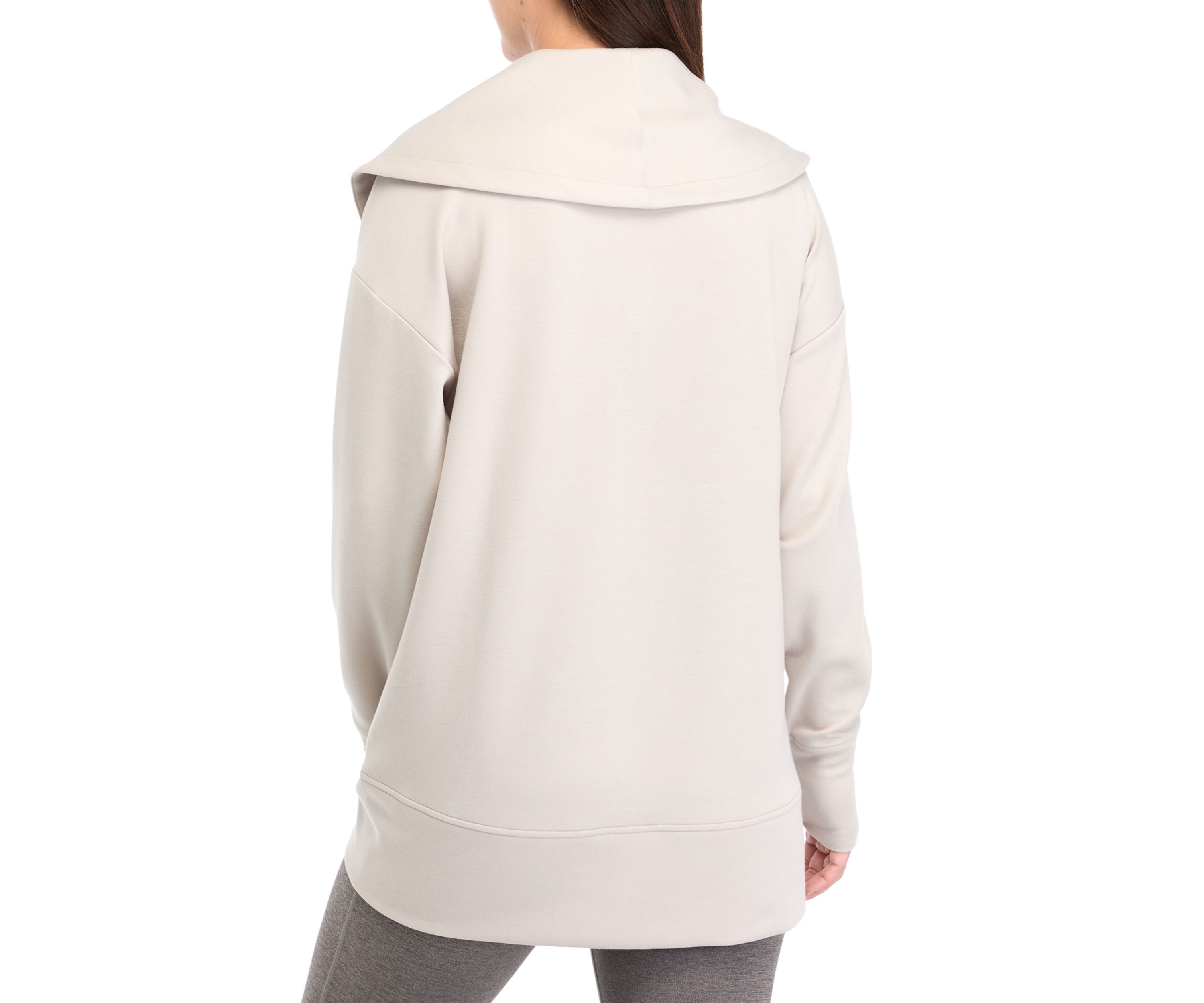 Womens Scuba Cardigan with Pockets