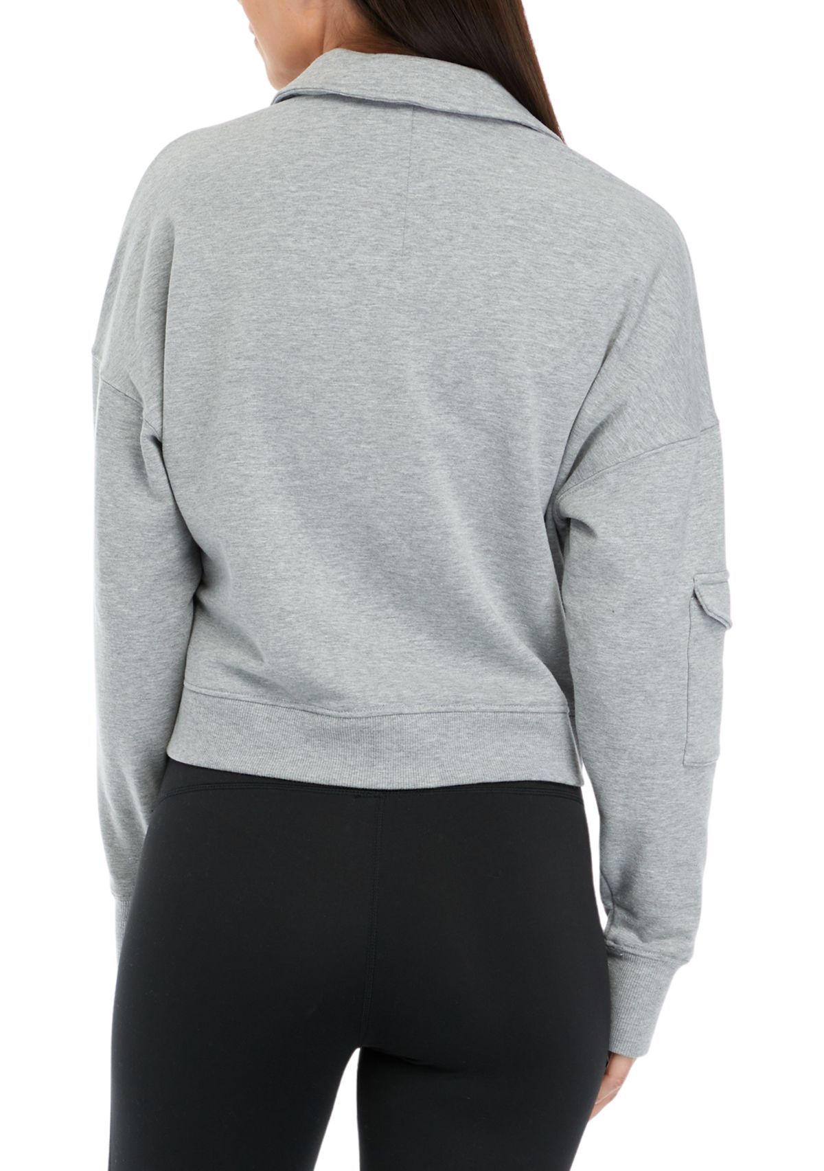 Maverick Cloud Plush Long Sleeve Polo Sweatshirt