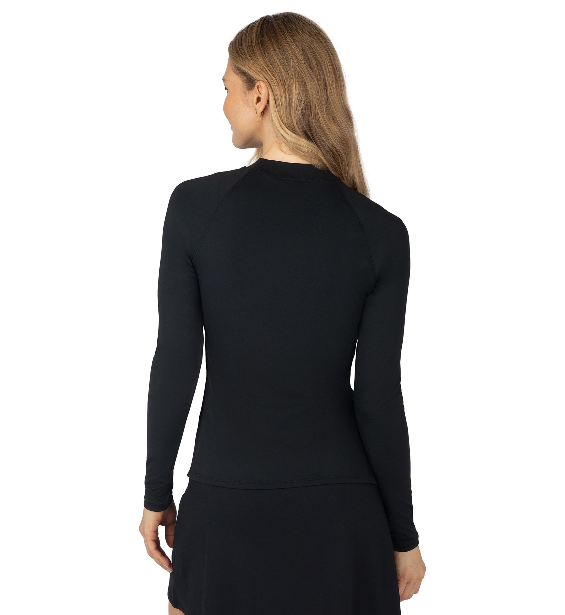 Womens Long Sleeve All Day Solid Tech Top