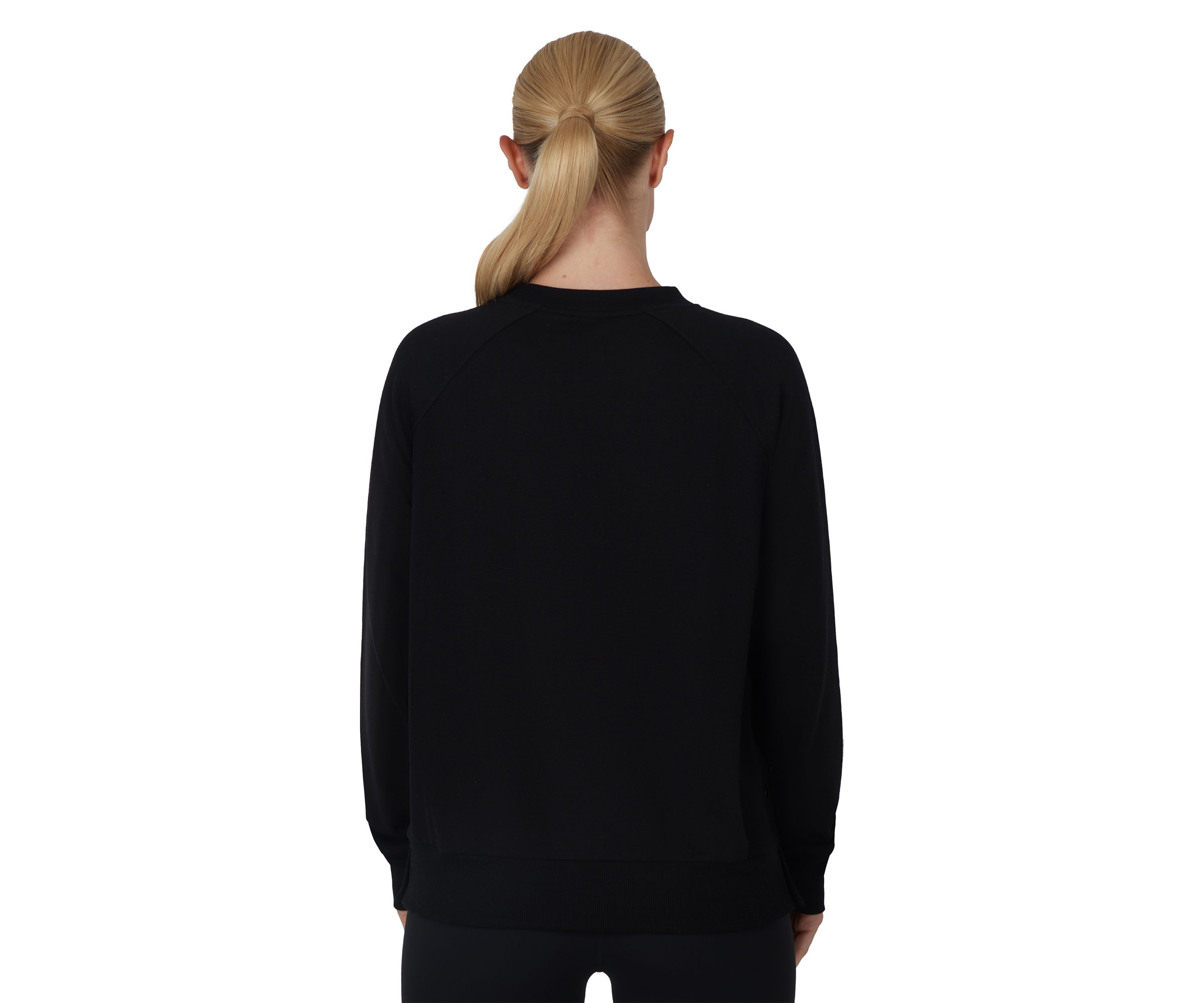 Terry Brushed Sophie Sweatshirt with Side Snaps 