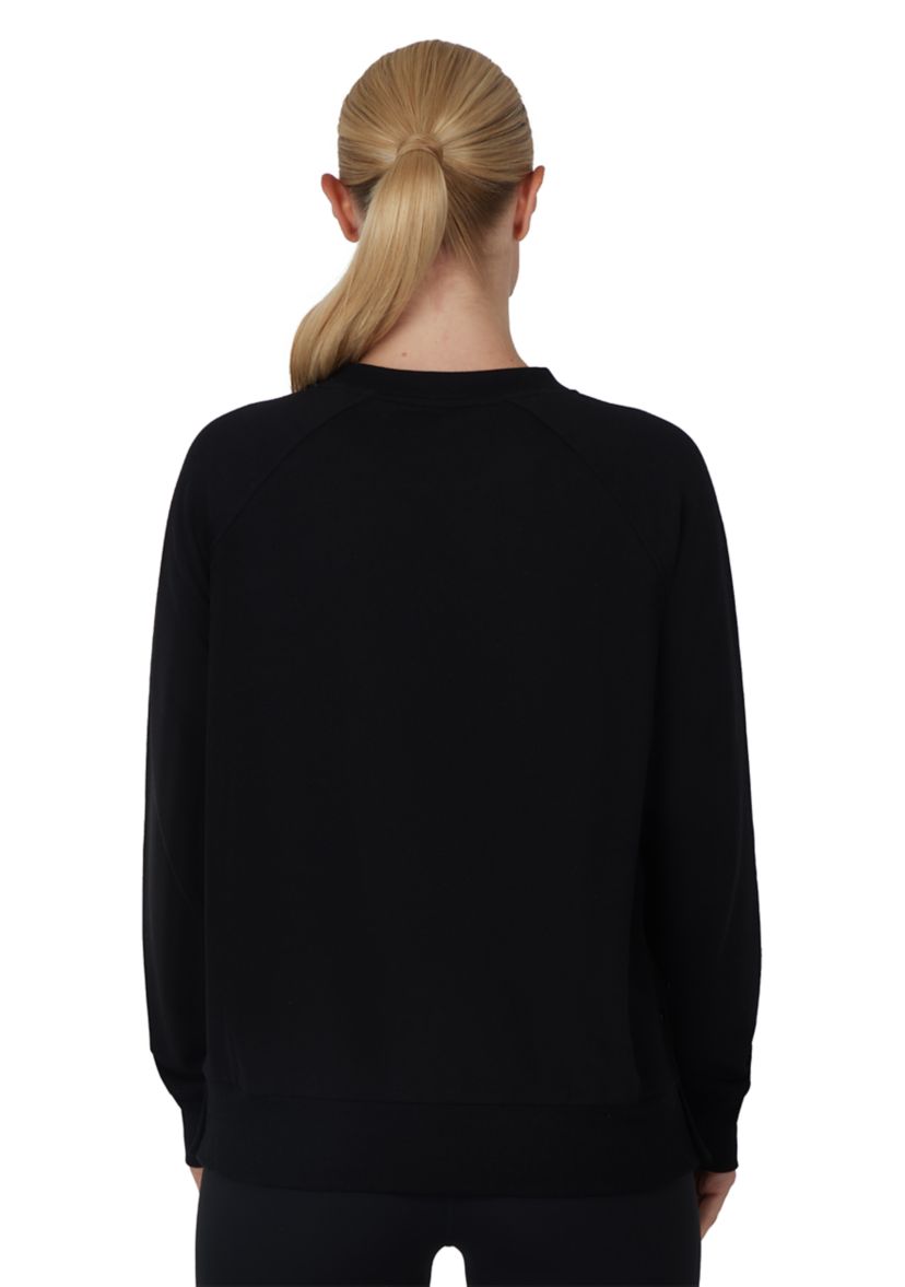 Terry Brushed Sophie Sweatshirt with Side Snaps 