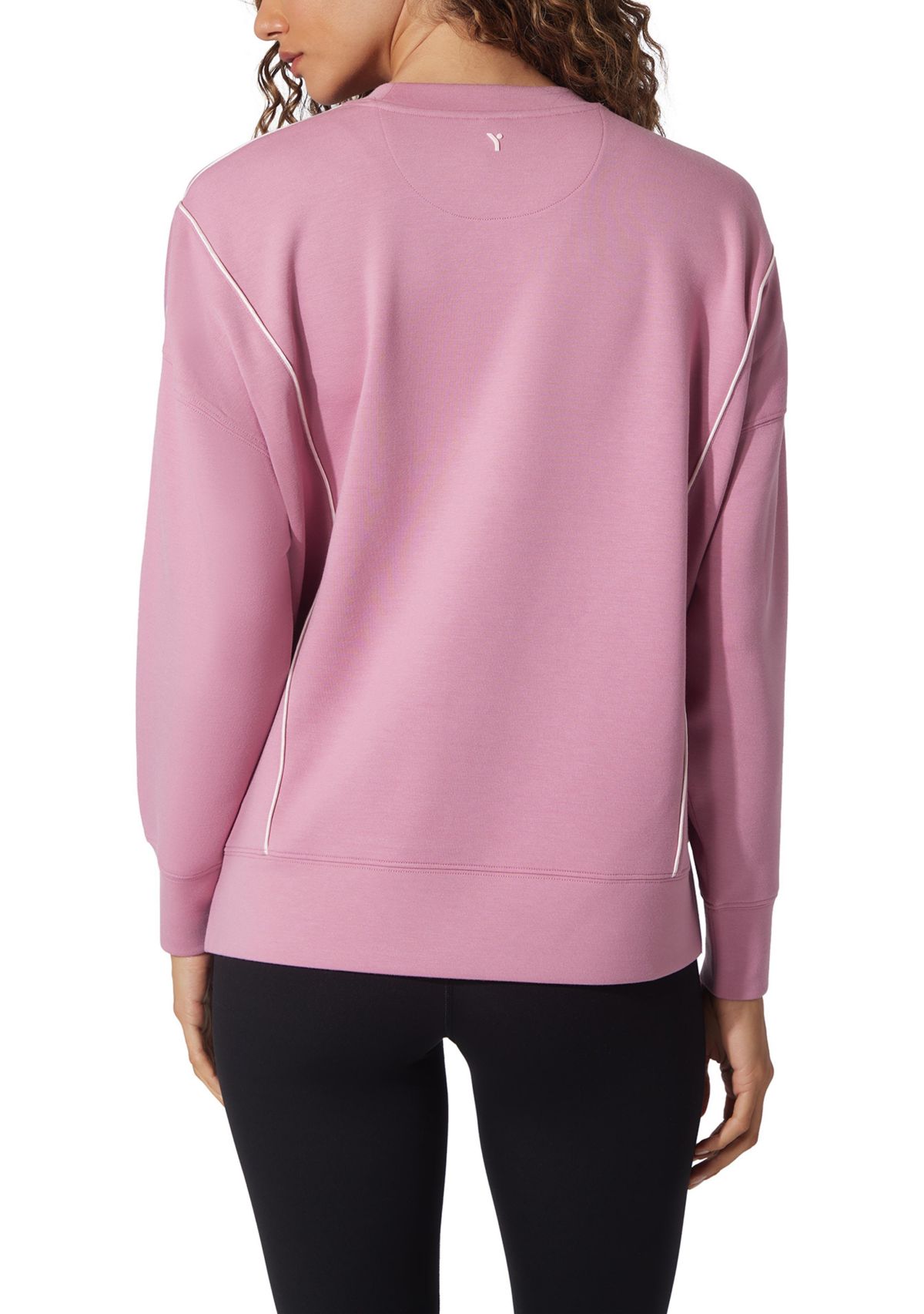 Womens Scuba Zuri Pullover Sweatshirt with Contrast Lining