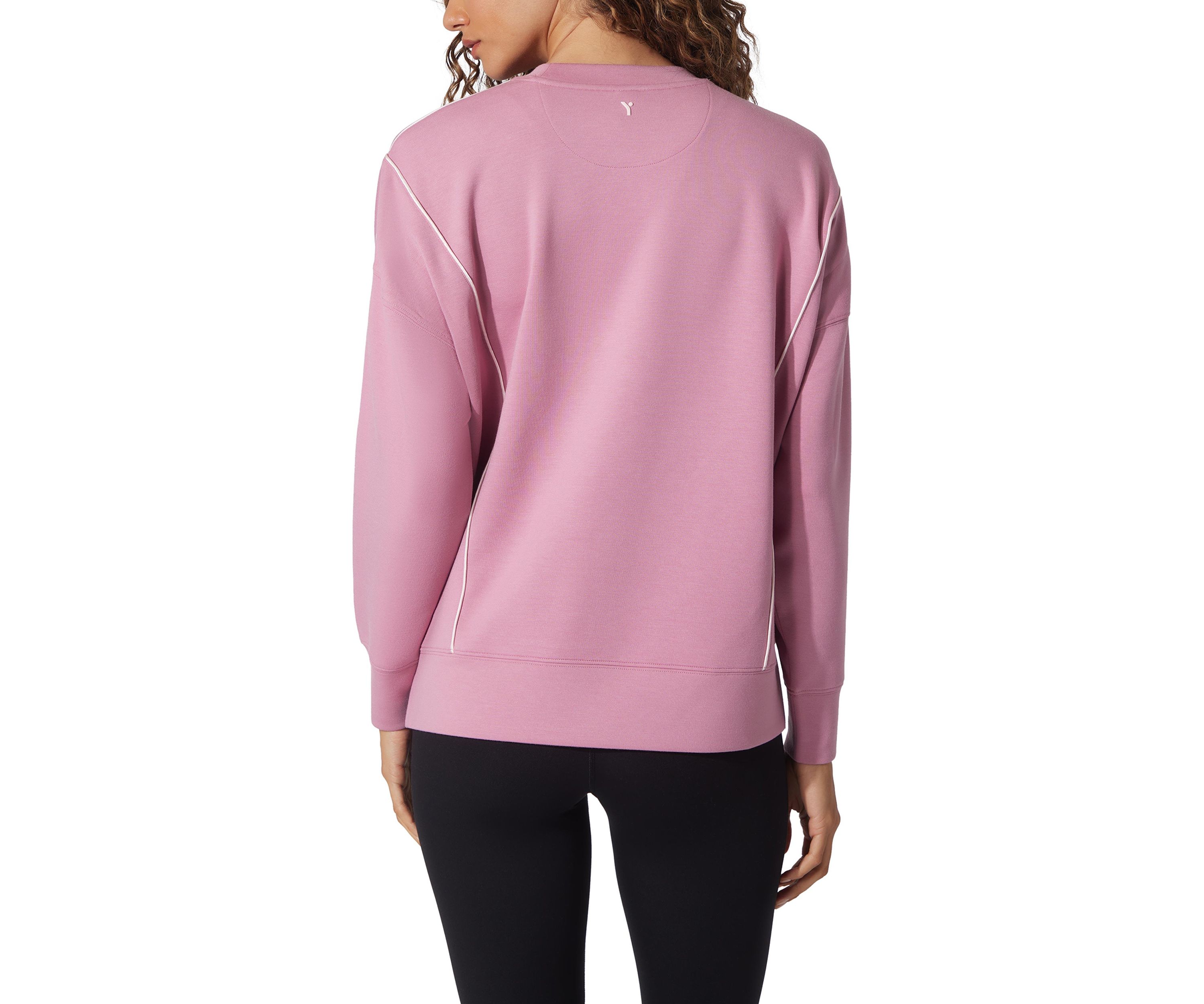 Womens Scuba Zuri Pullover Sweatshirt with Contrast Lining
