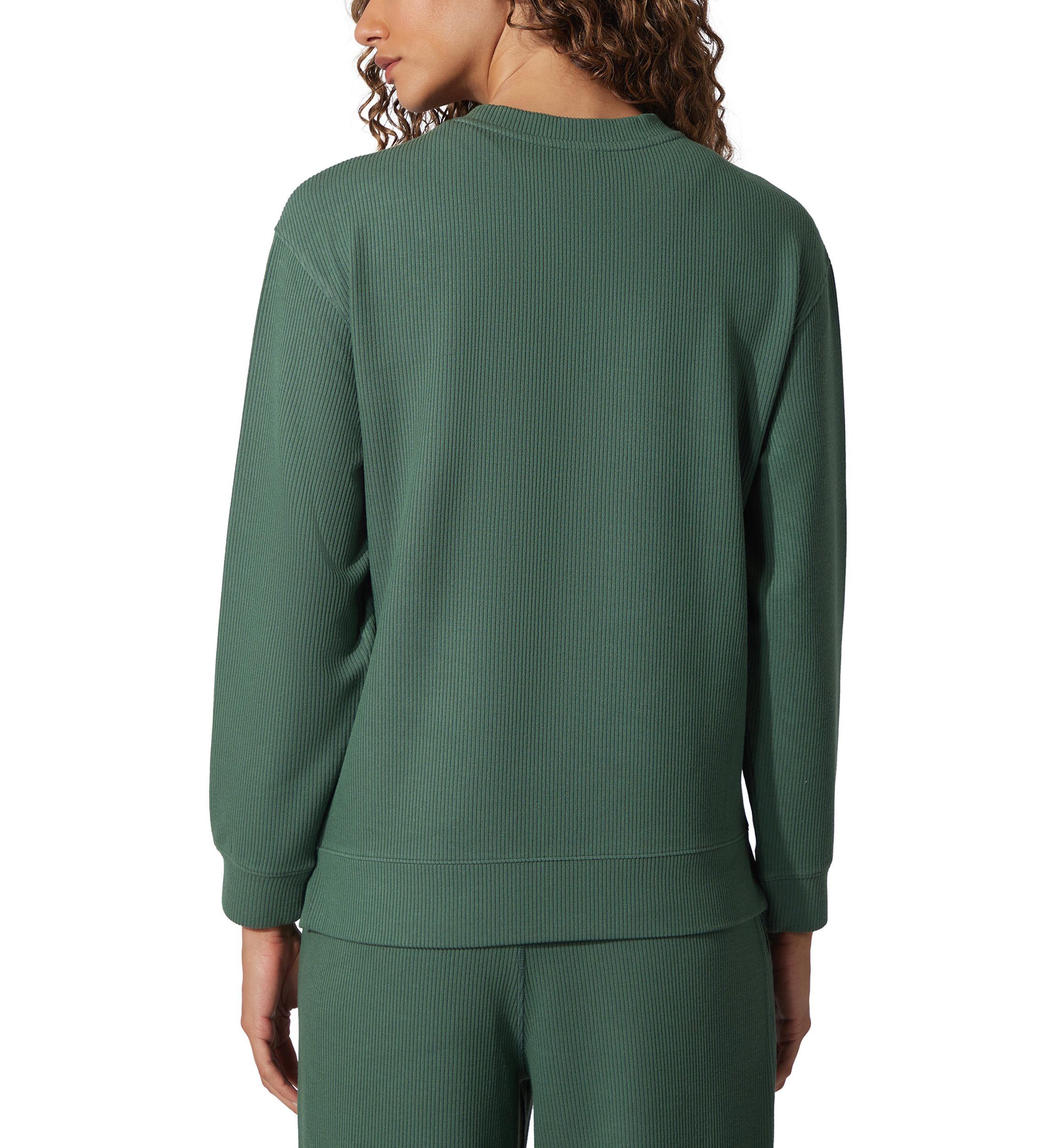 Womens Scuba Rib Crew Pullover