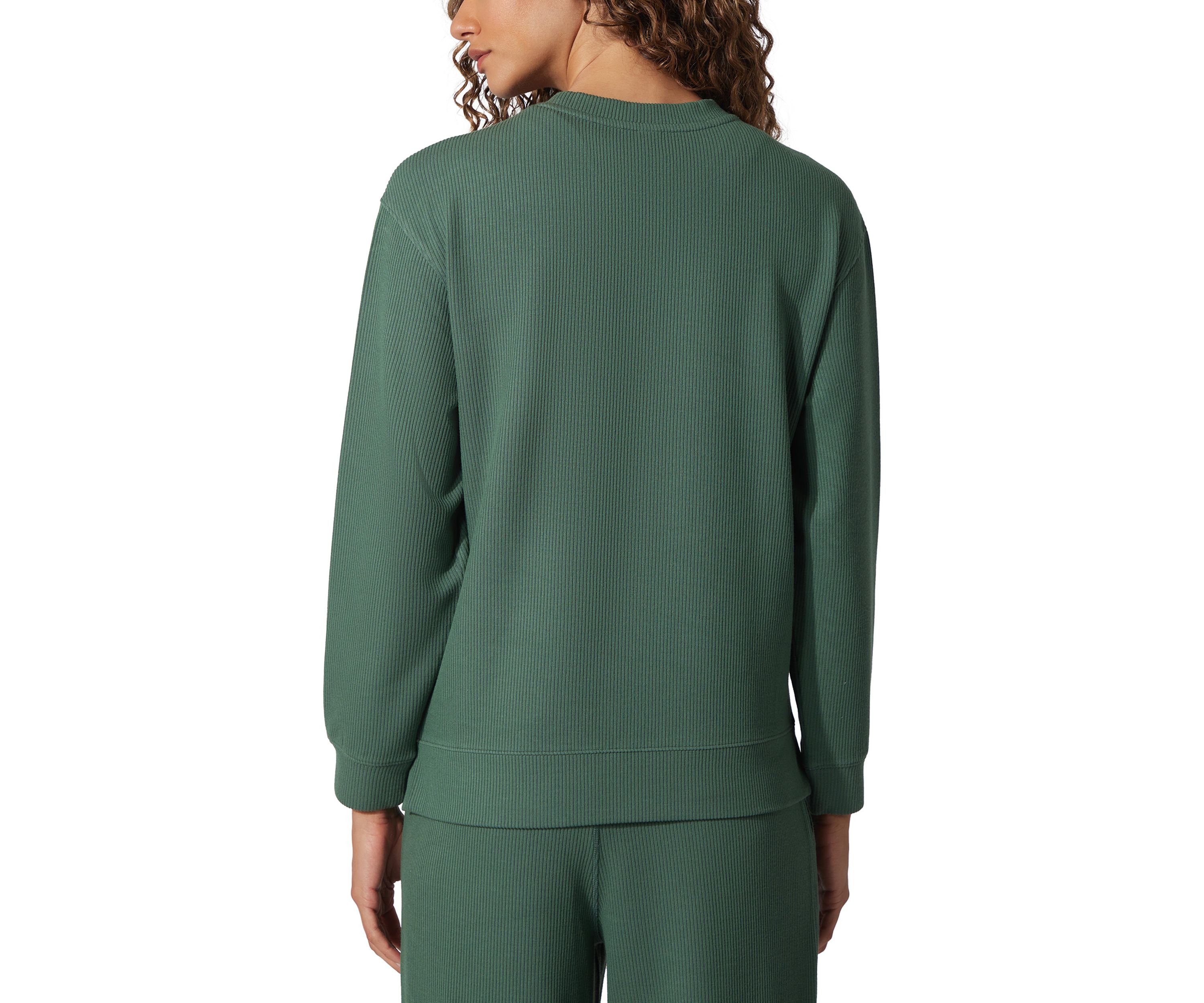 Womens Scuba Rib Crew Pullover