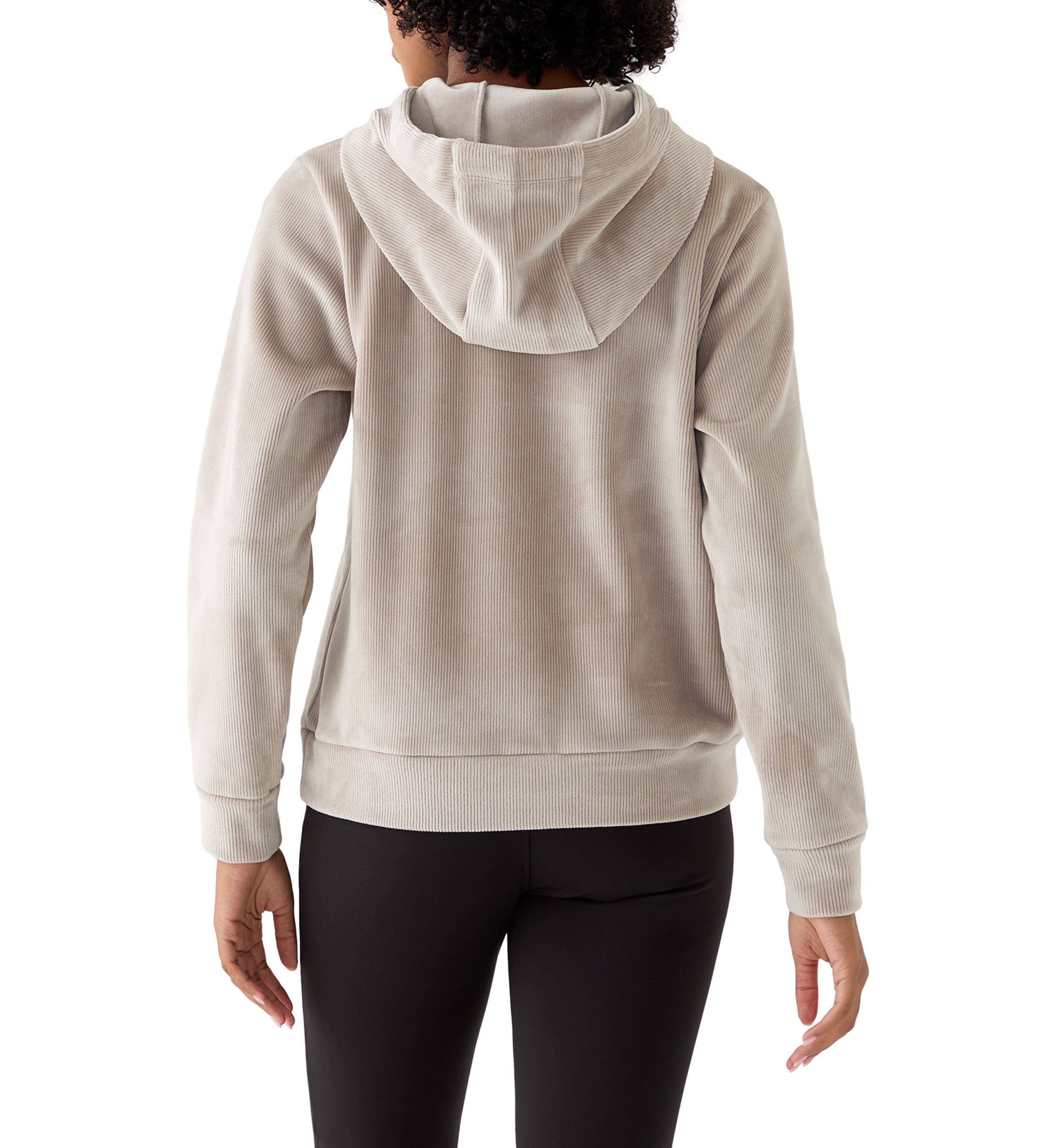 Womens Dreamy Rib Coffee Break Pullover Hoodie