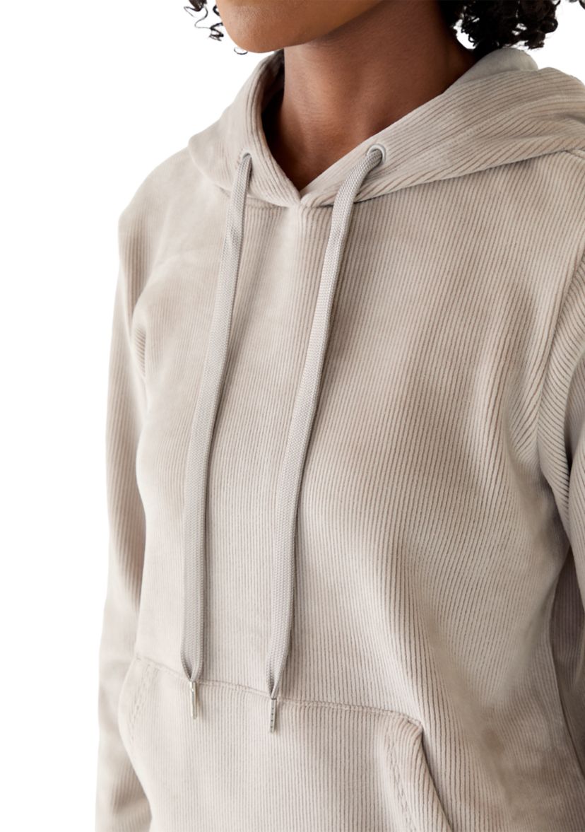 Womens Dreamy Rib Coffee Break Pullover Hoodie