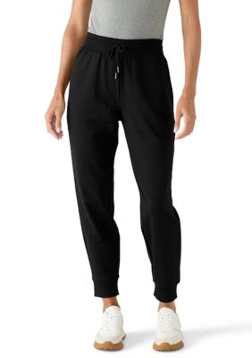 90 Degree by Reflex Women's Terry Jogger Pants, Black, XL