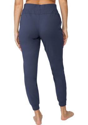 Yogalicious Interlink High Waist Ribbed Jogger with Pockets and