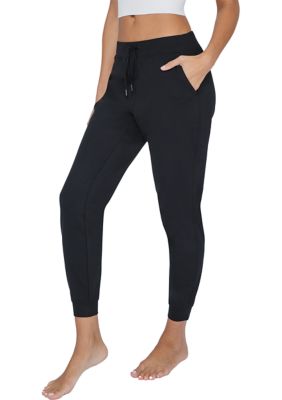 Women's Interlock Hampton Side Pocket Sport Jogger Pants with Drawstring Waistband