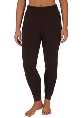 Yogalicious Women's Sandwash Soft Lite District Side Zip Pocket Joggers, XS