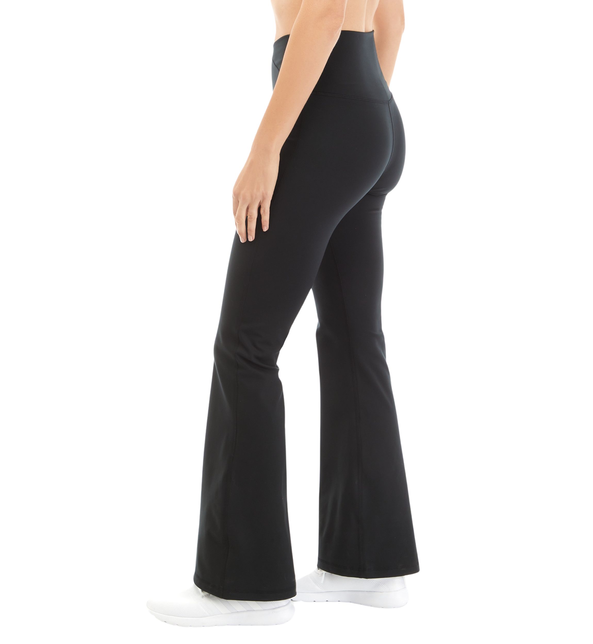 Lux Willow High Crossover Elastic Free Waist Flare Pants