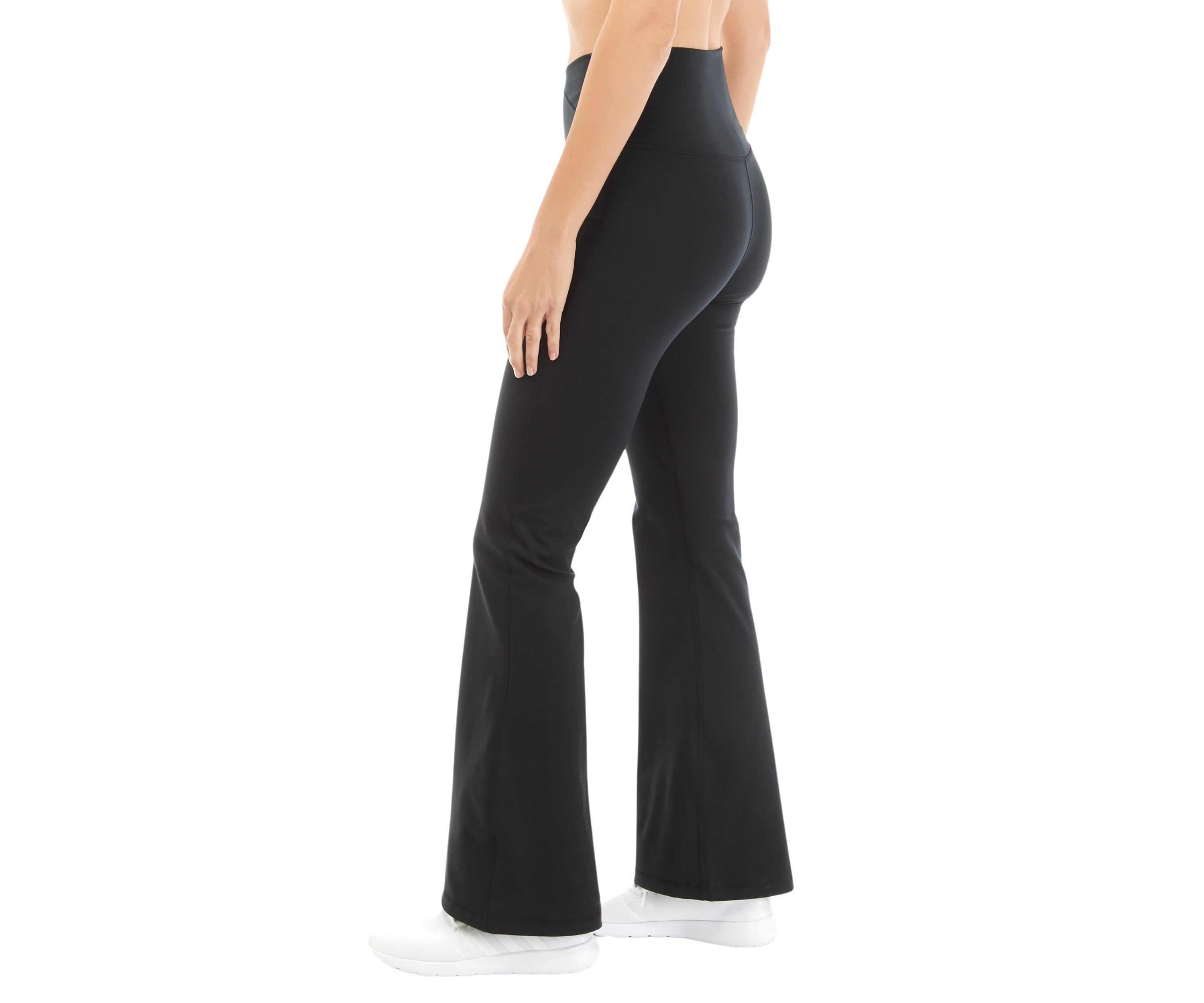 Lux Willow High Crossover Elastic Free Waist Flare Pants