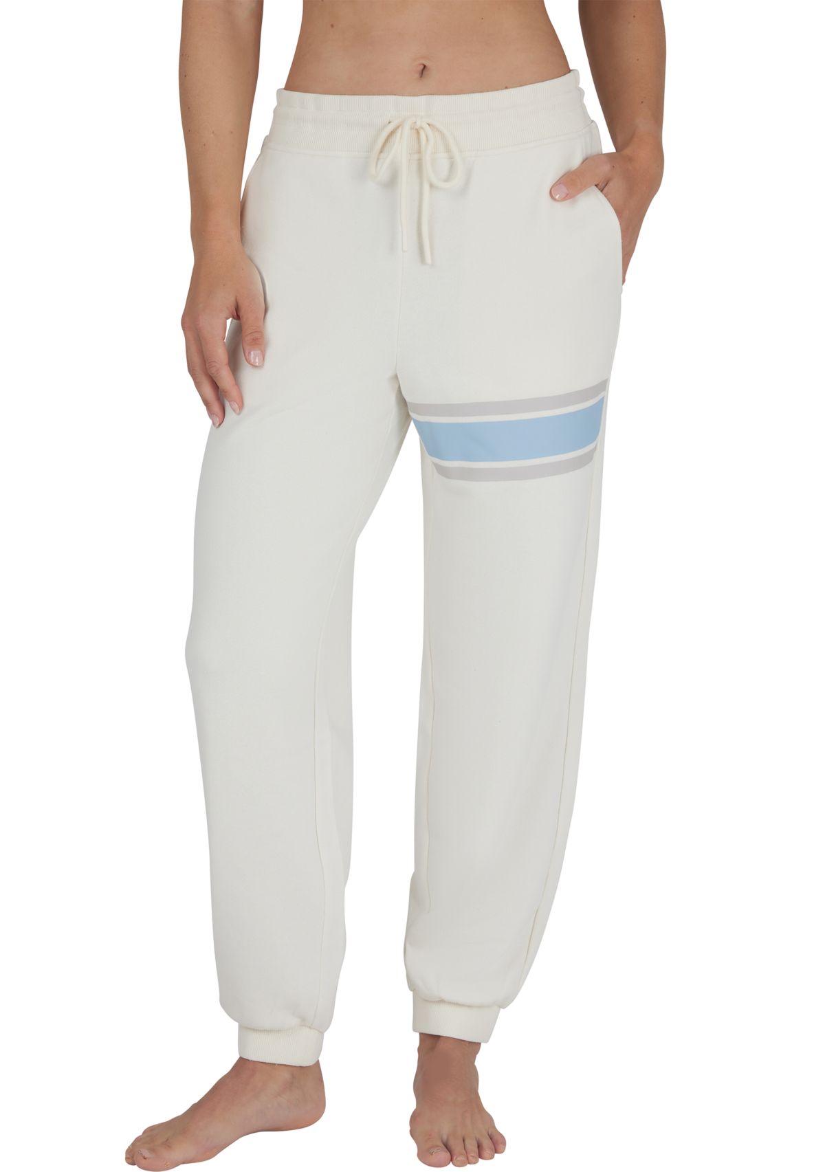 Womens Terry Chill Vibes Printed Joggers