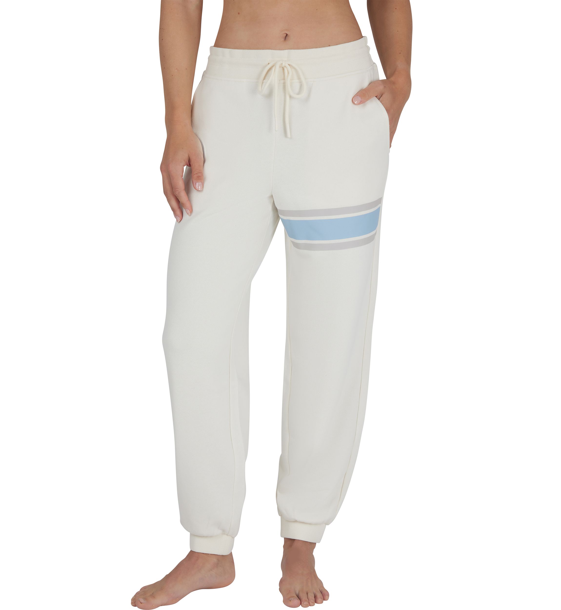 Womens Terry Chill Vibes Printed Joggers