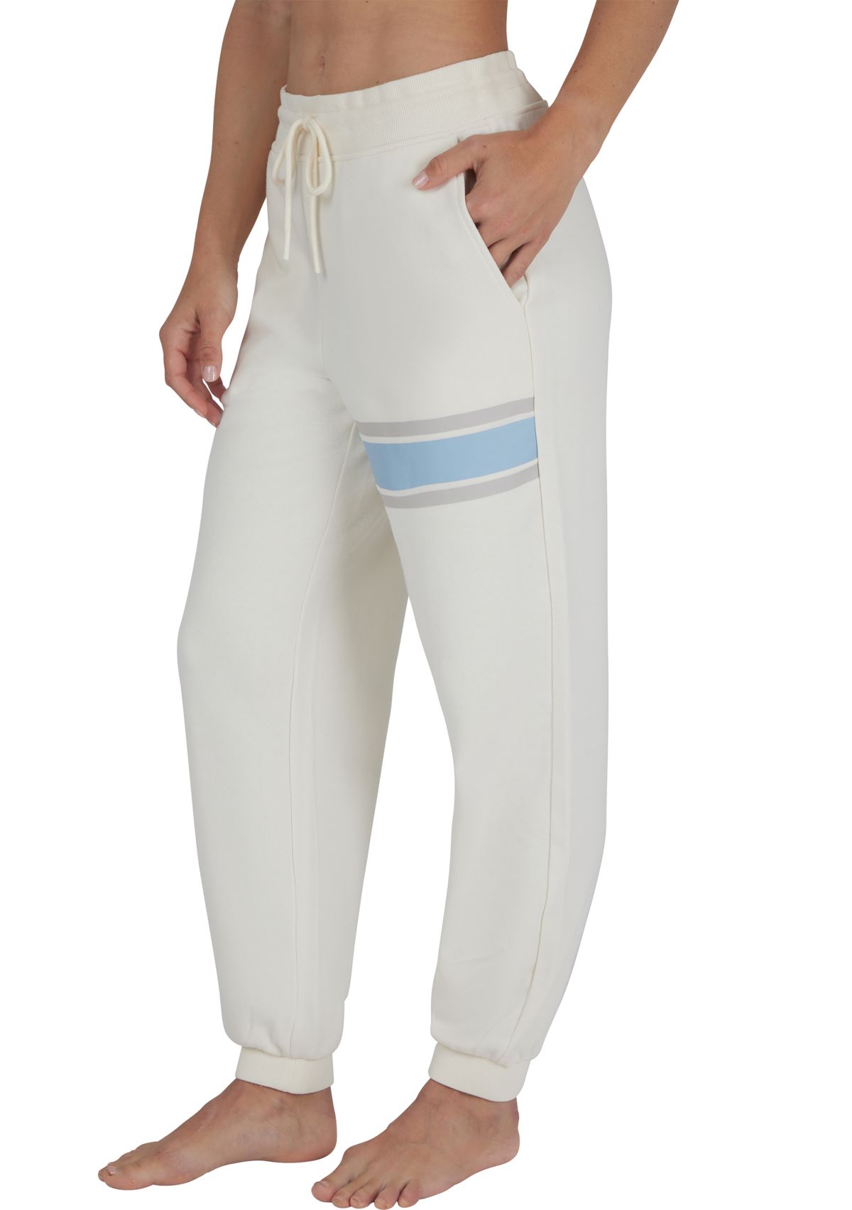 Womens Terry Chill Vibes Printed Joggers