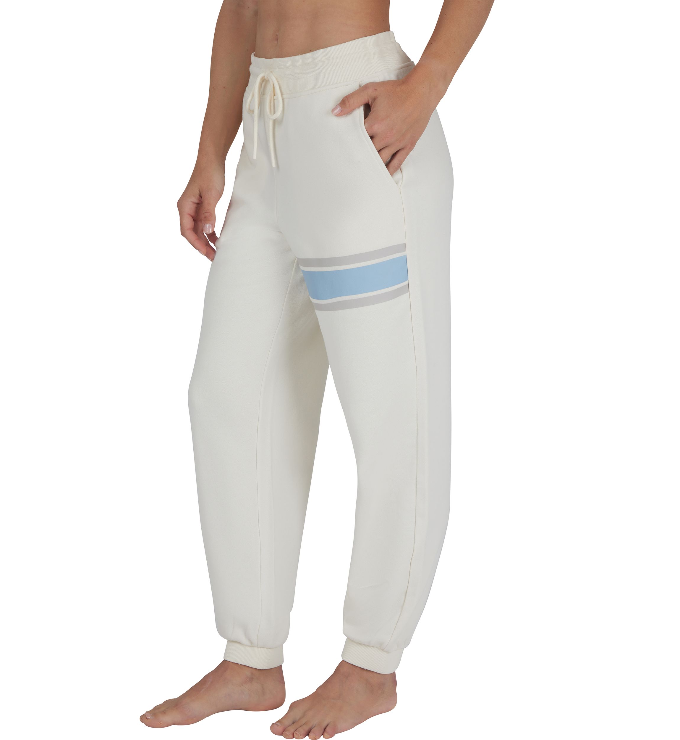 Womens Terry Chill Vibes Printed Joggers