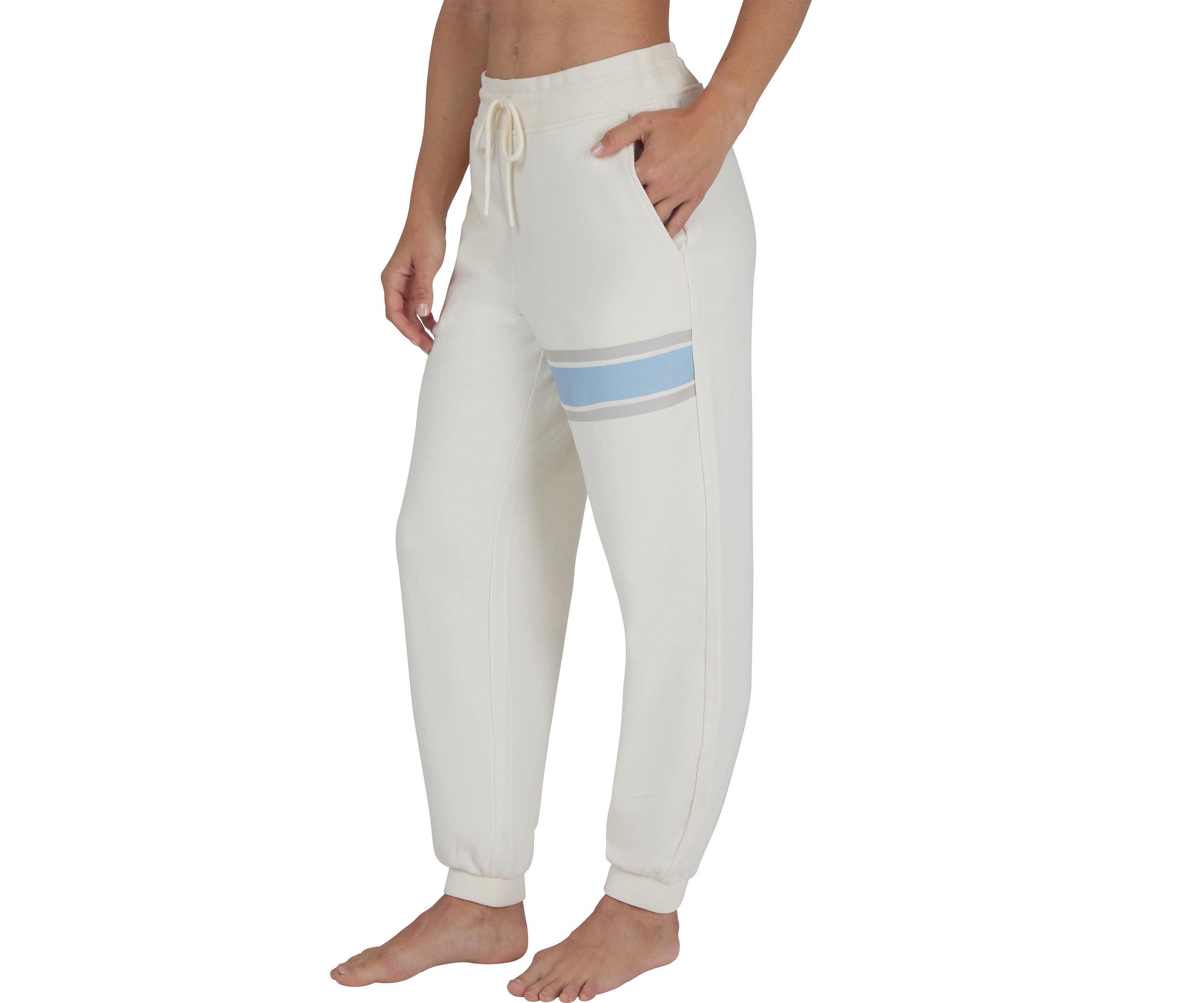 Womens Terry Chill Vibes Printed Joggers