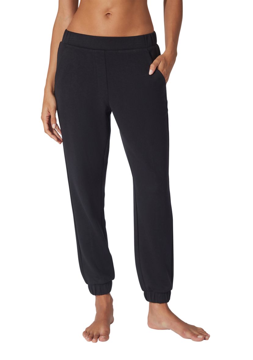 Womens Scuba Joggers with Faux Fly Back
