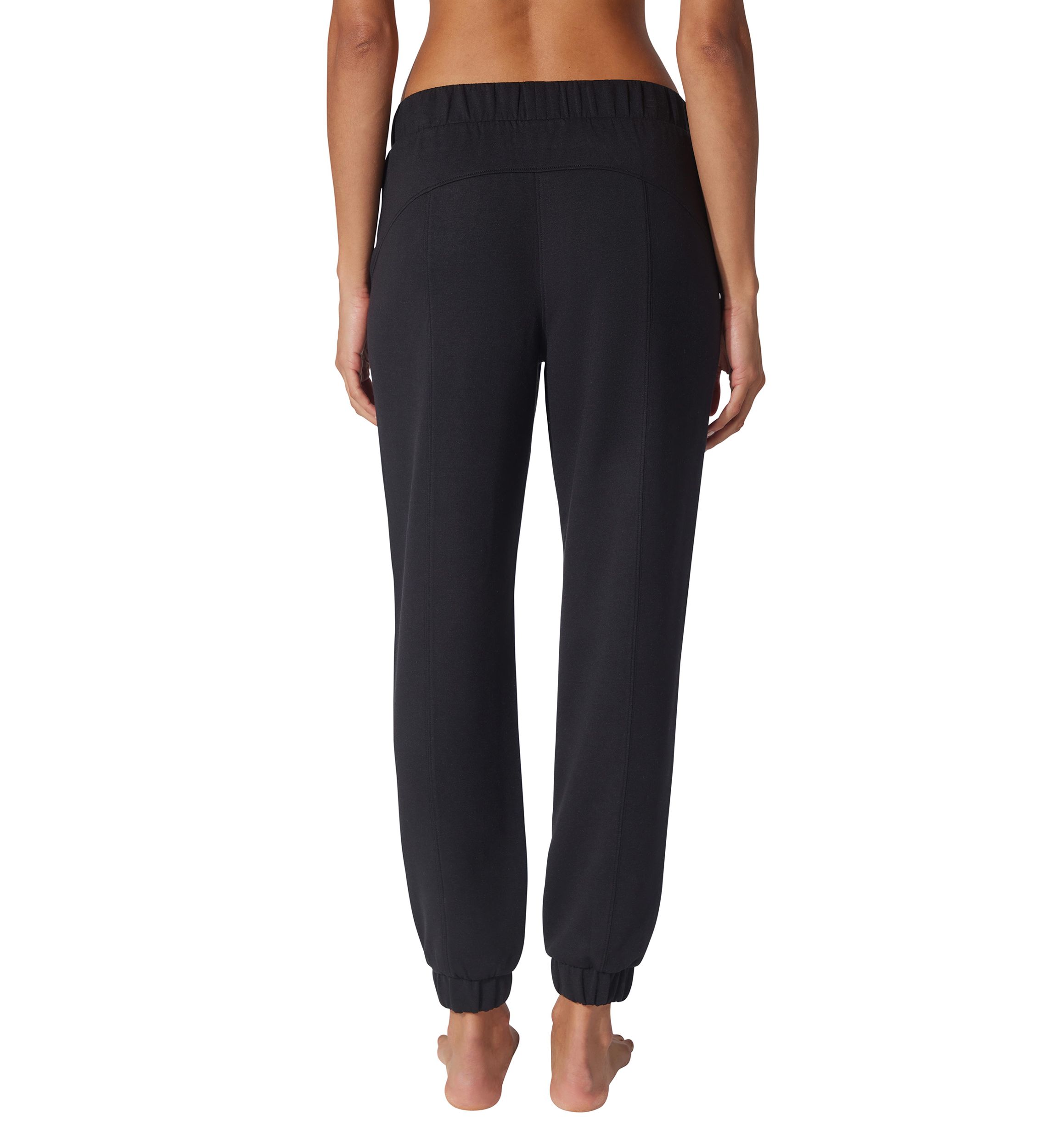 Womens Scuba Joggers with Faux Fly Back