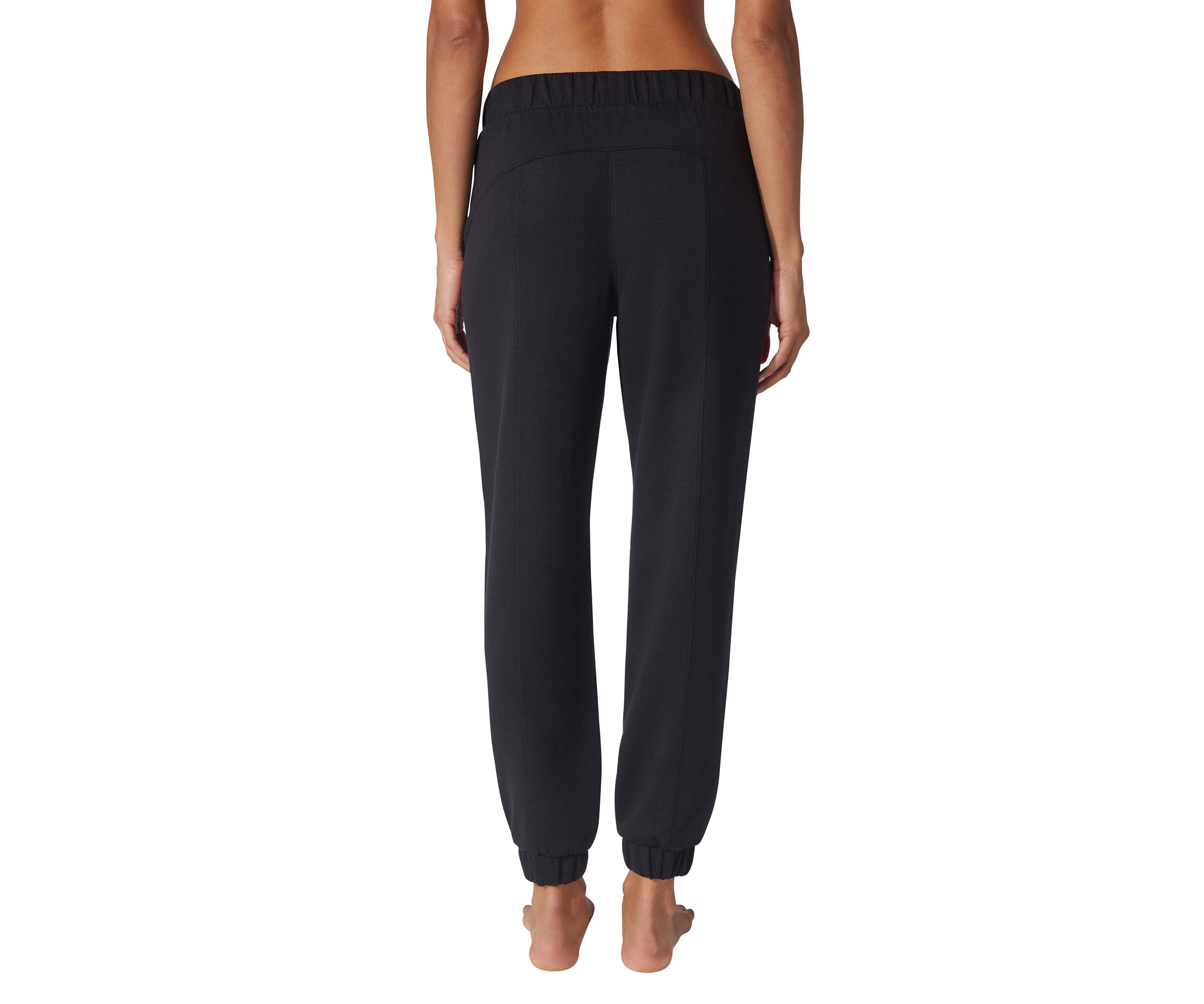Womens Scuba Joggers with Faux Fly Back