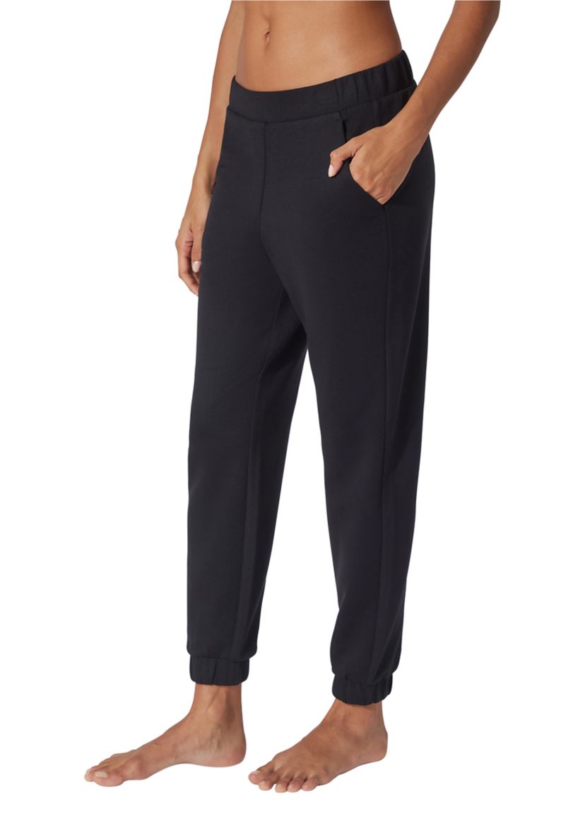 Womens Scuba Joggers with Faux Fly Back
