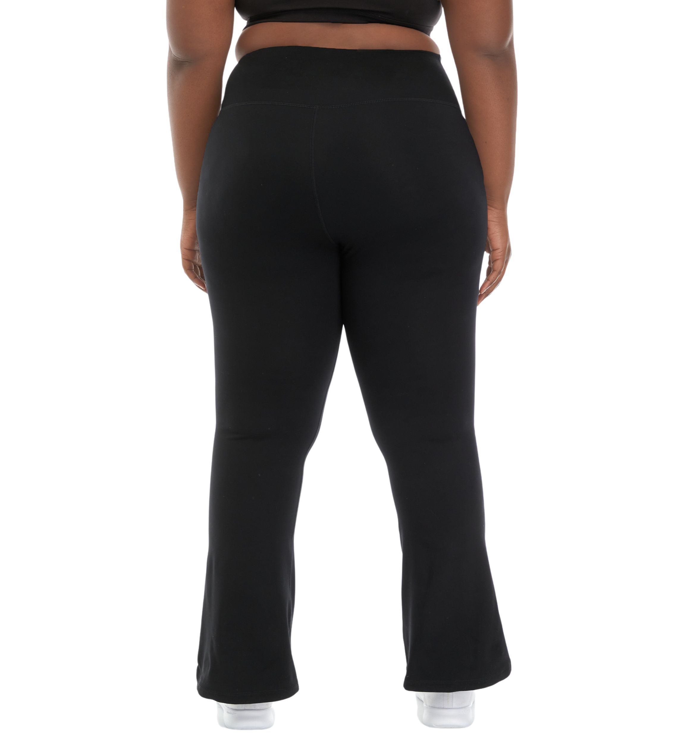 Plus Size Madison Crossover V-Back 7/8 Flared Leg Pants