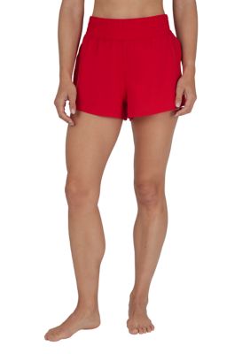 Yogalicious Women's Light Stream Love and Flutter Running Shorts, Red, Small