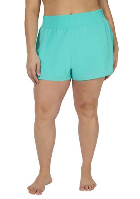 Yogalicious Women's Plus Size Lightstreme Love and Flutter Running Shorts, 3X