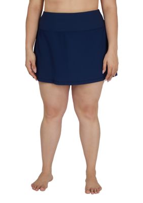 Yogalicious Women's Plus Size Lightstreme Speed Trap Skort with Zipper Pocket, 3X