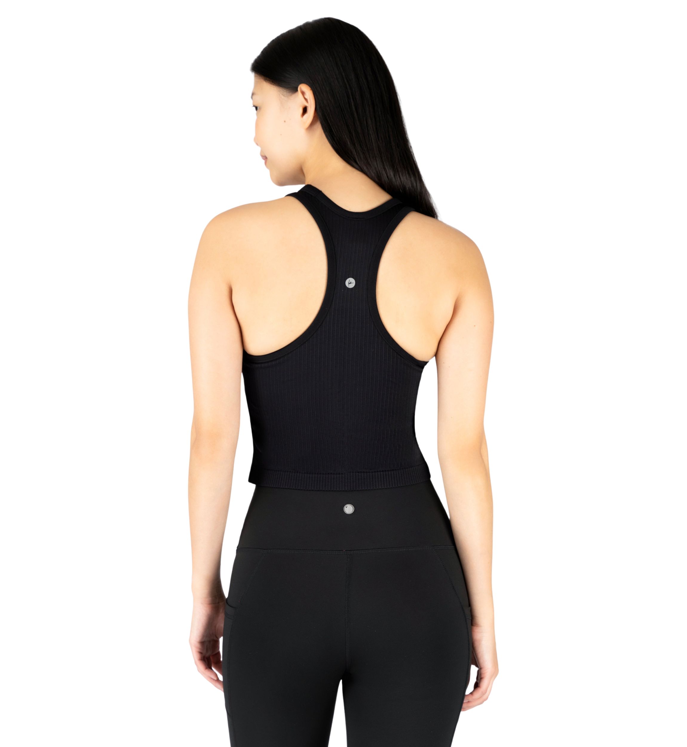 Ribbed Seamless Nicola Crop Tank Top