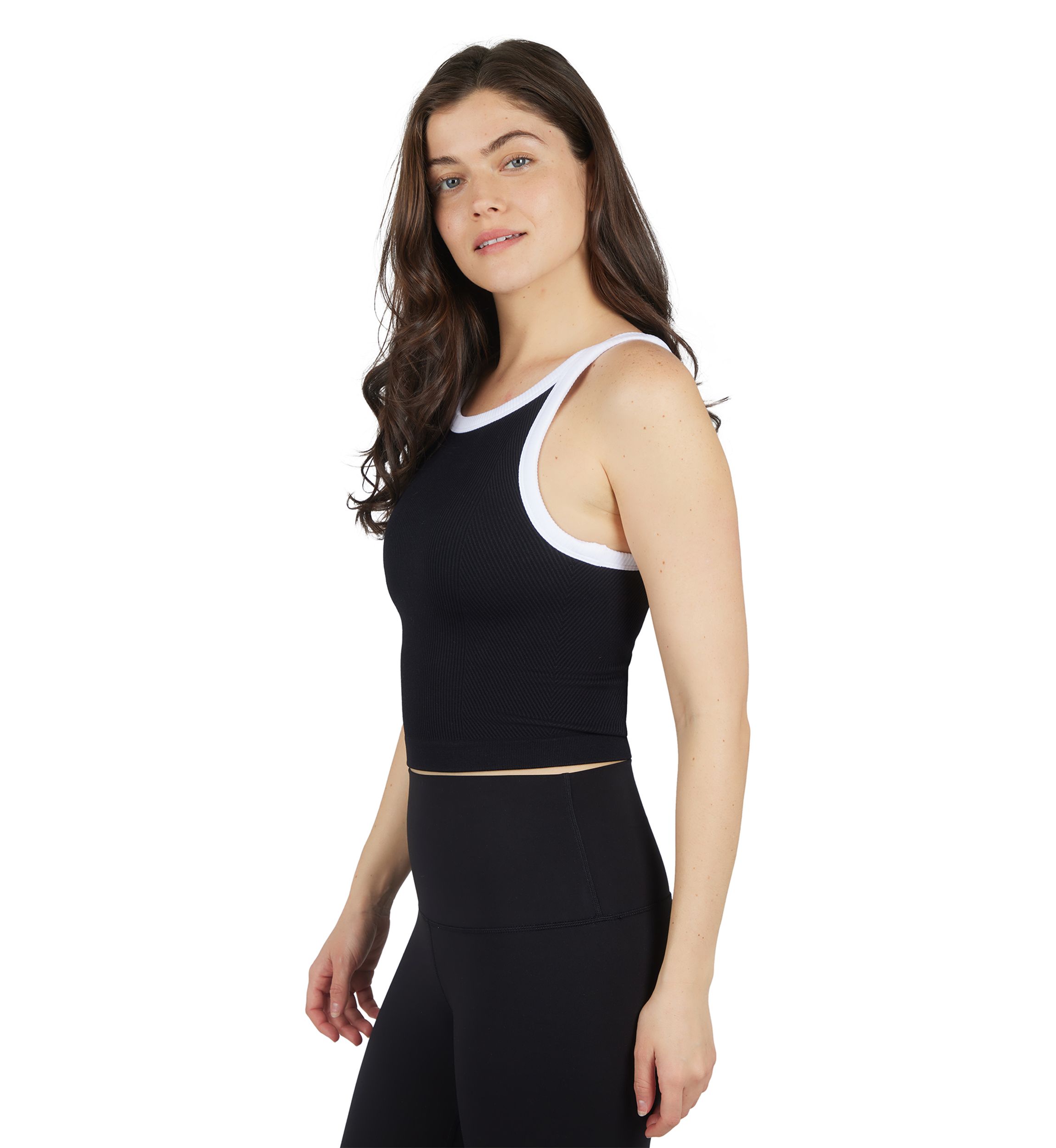 Womens Ribbed Seamless Lucia Tank Top