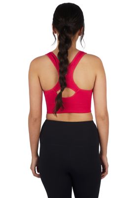 PUMA Yoga Studio Foundation ruched low support sports bra in pink