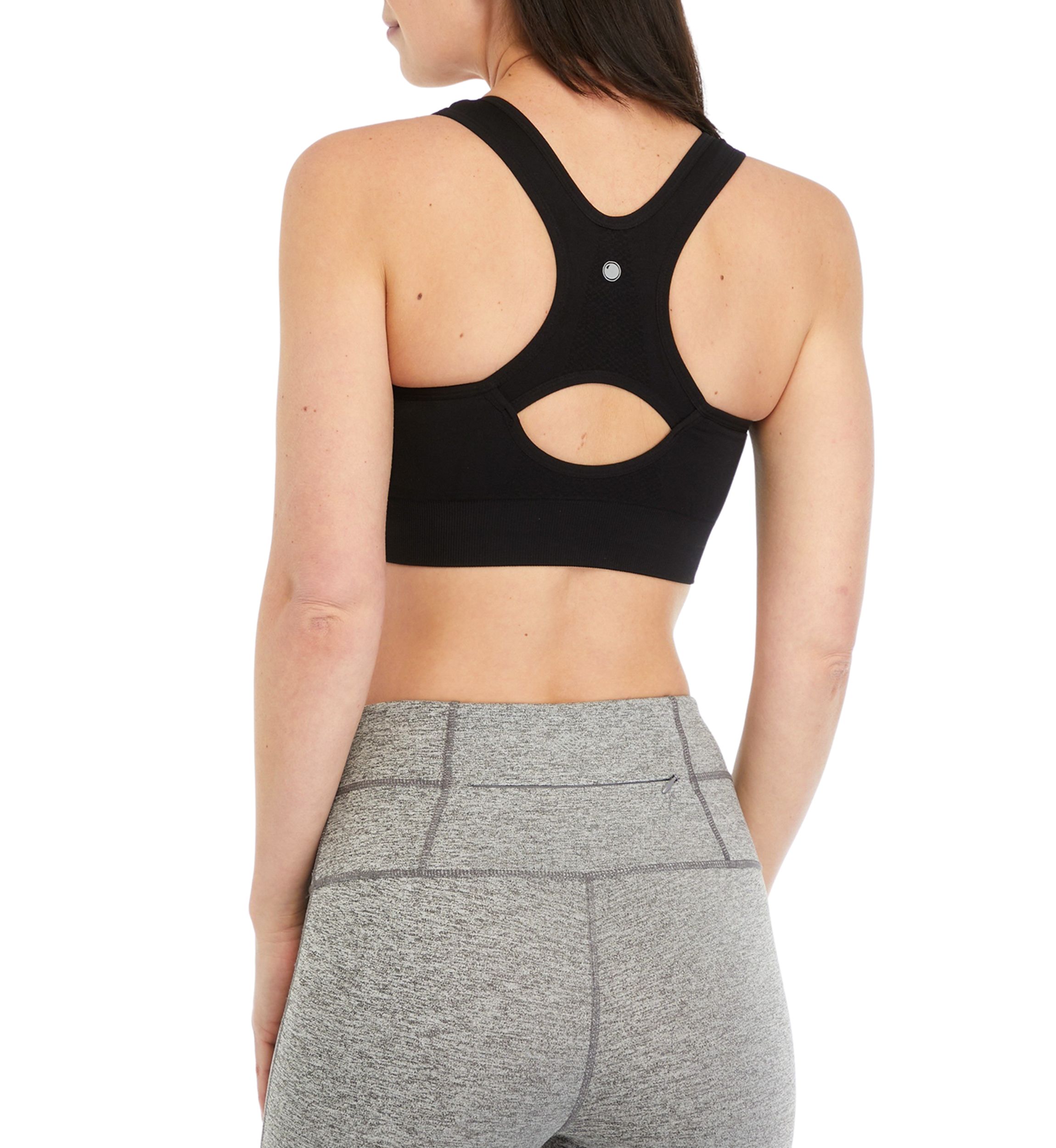 Womens Seamless Katie Zip Bra Top
