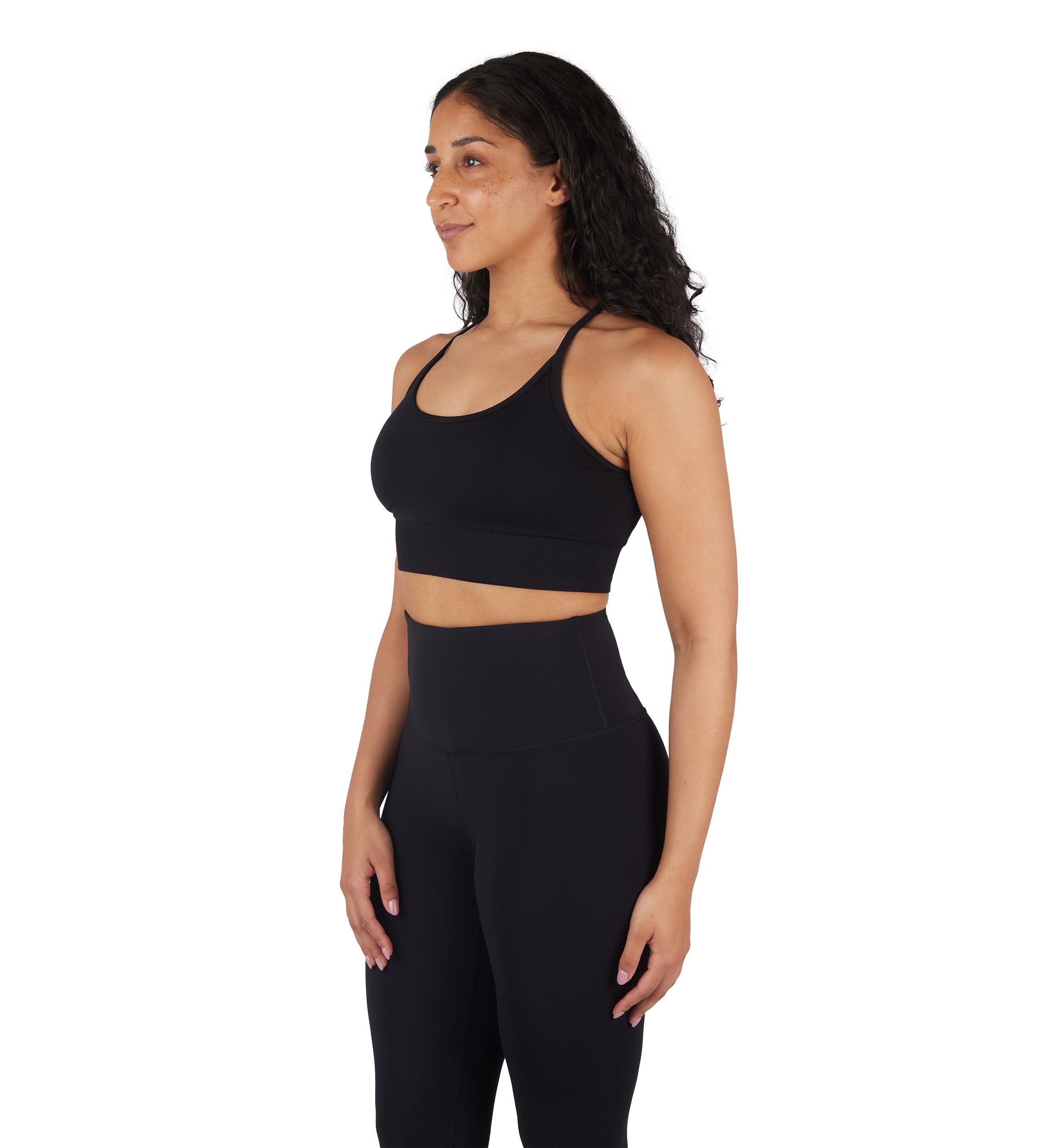 Seamless Bra with Strappy Back
