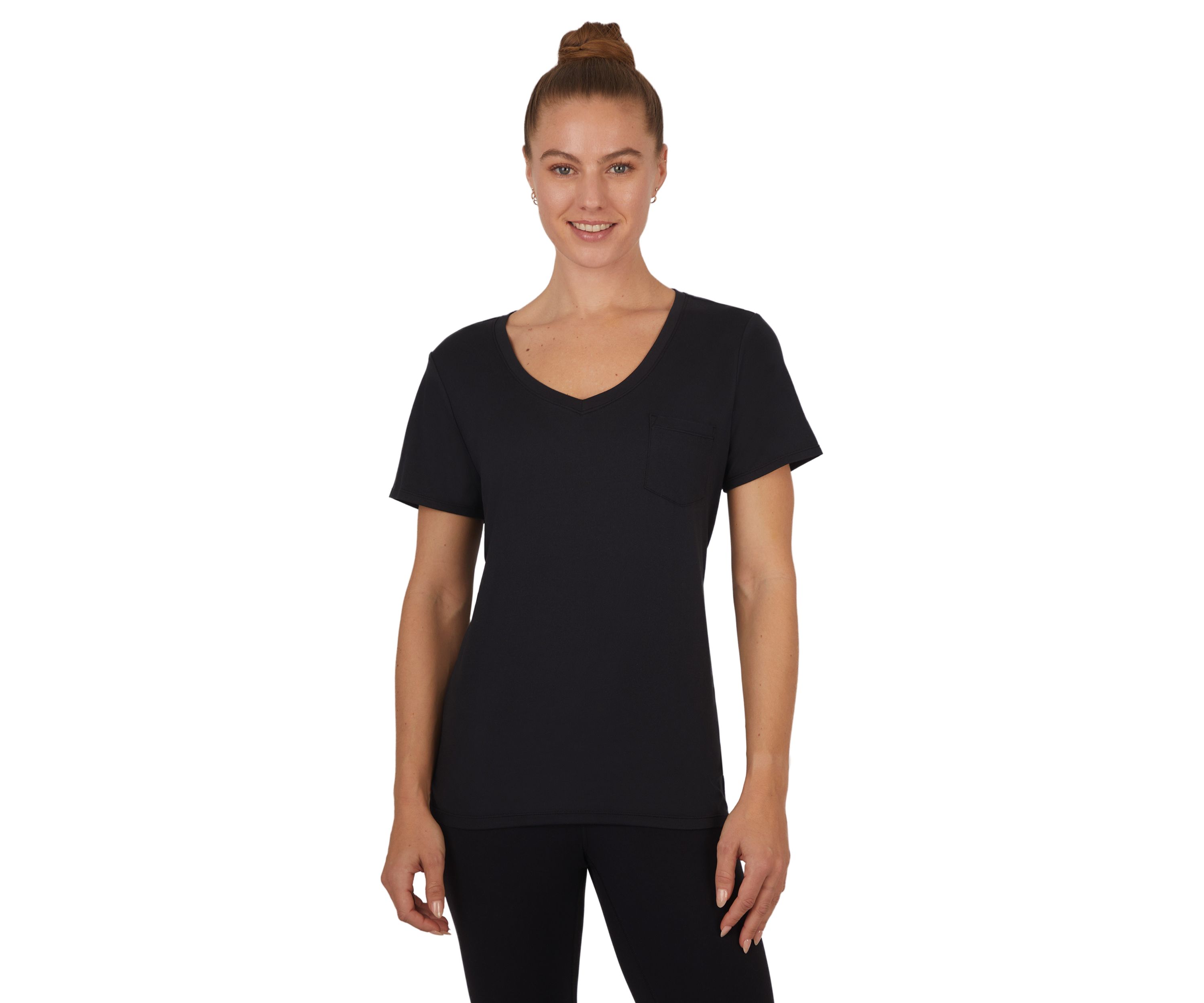 Womens Super Soft Sloane V-Neck Short Sleeve T-Shirt