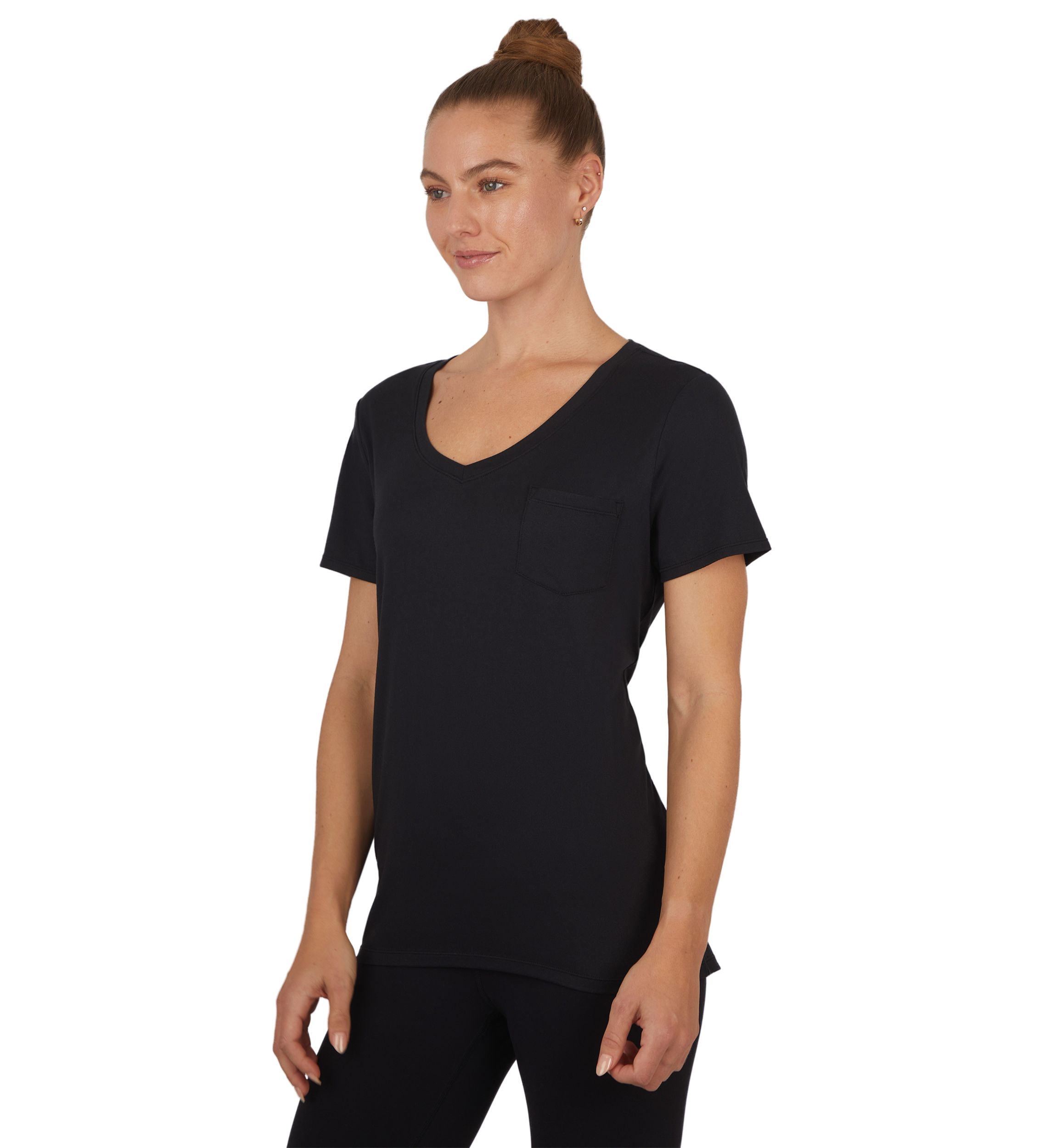 Womens Super Soft Sloane V-Neck Short Sleeve T-Shirt