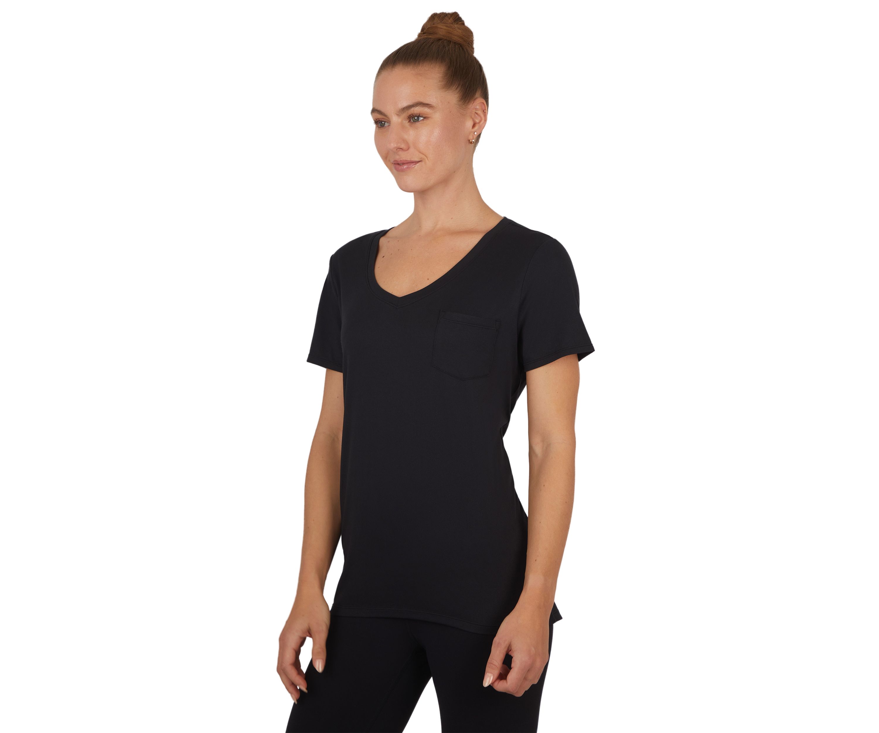 Womens Super Soft Sloane V-Neck Short Sleeve T-Shirt
