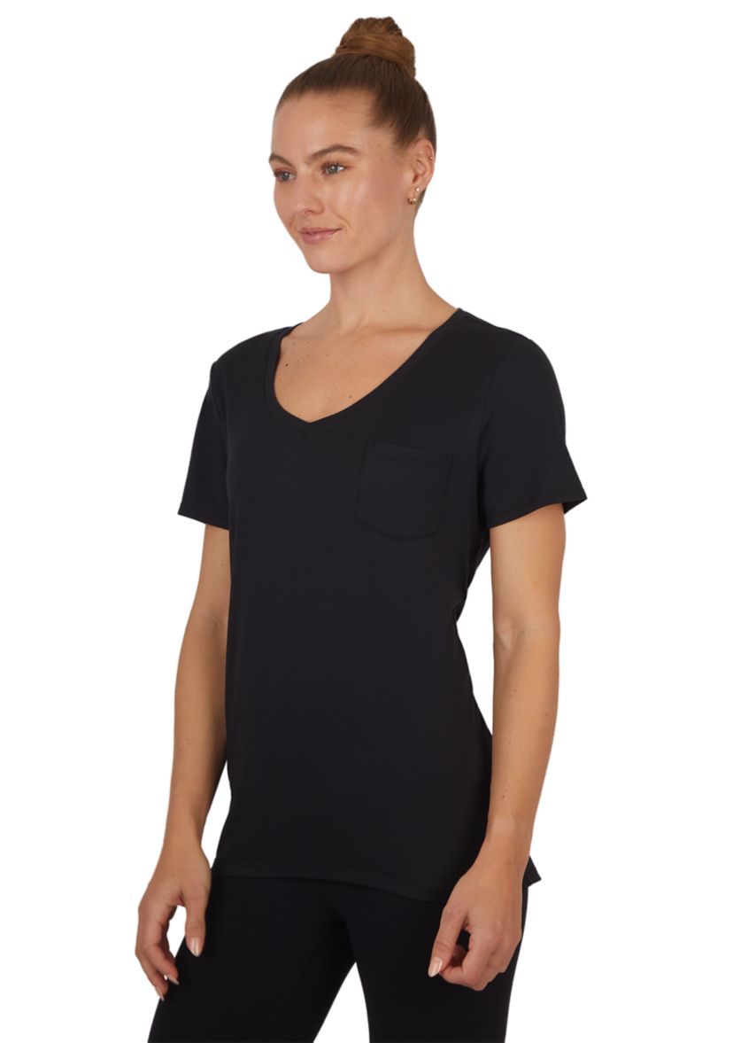 Womens Super Soft Sloane V-Neck Short Sleeve T-Shirt