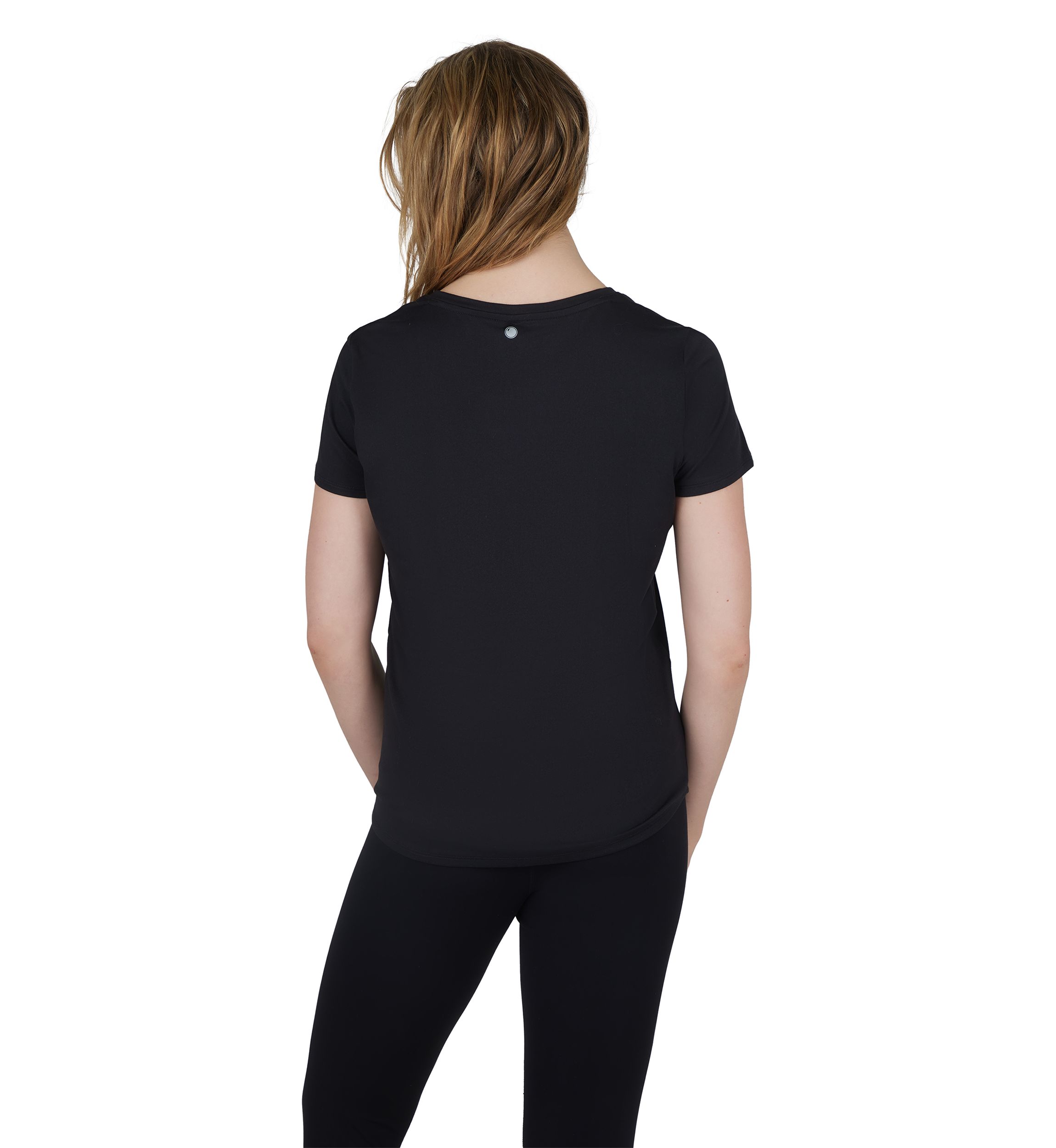 Womens Solid V-Neck T-Shirt