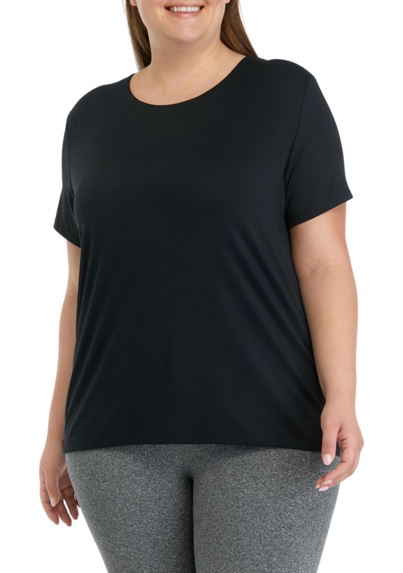 Plus Size Contour Cali Crew Neck Short Sleeve T-Shirt