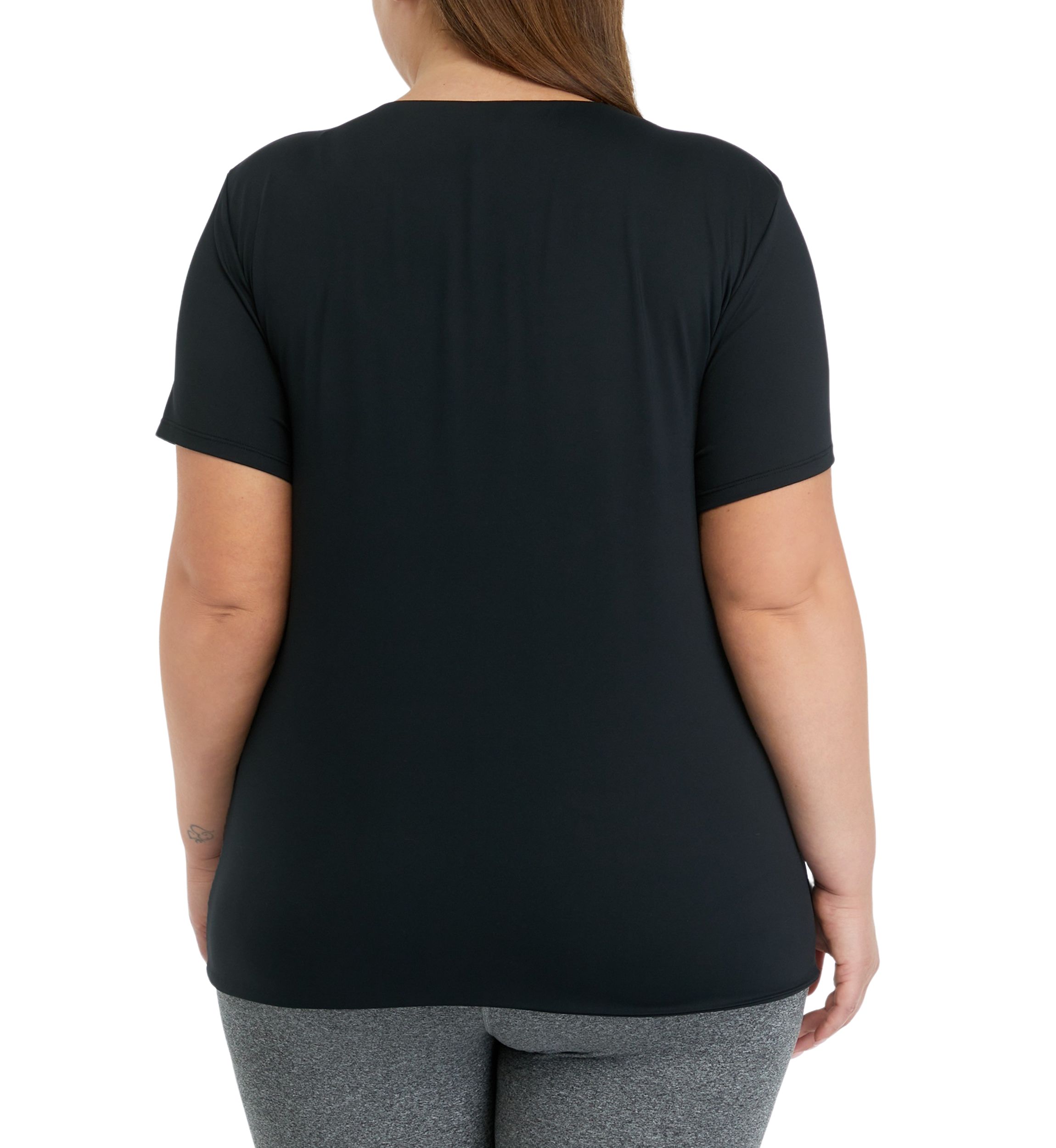 Plus Size Contour Cali Crew Neck Short Sleeve T-Shirt