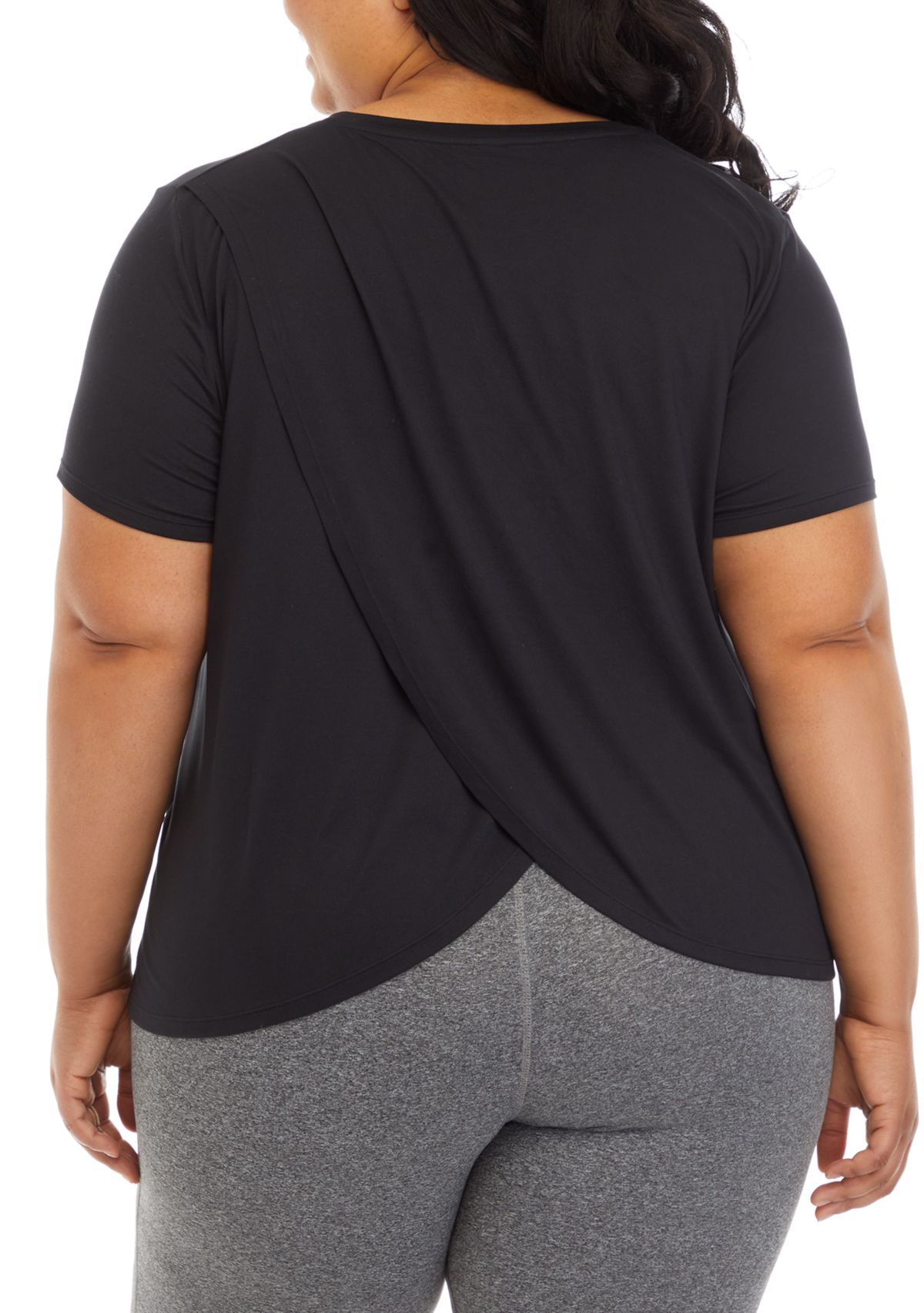 Plus Size Short Sleeve Crew T-Shirt