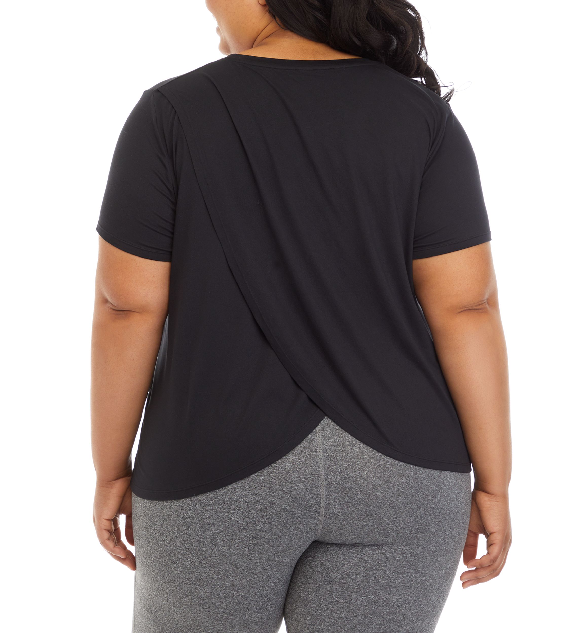Plus Size Short Sleeve Crew T-Shirt
