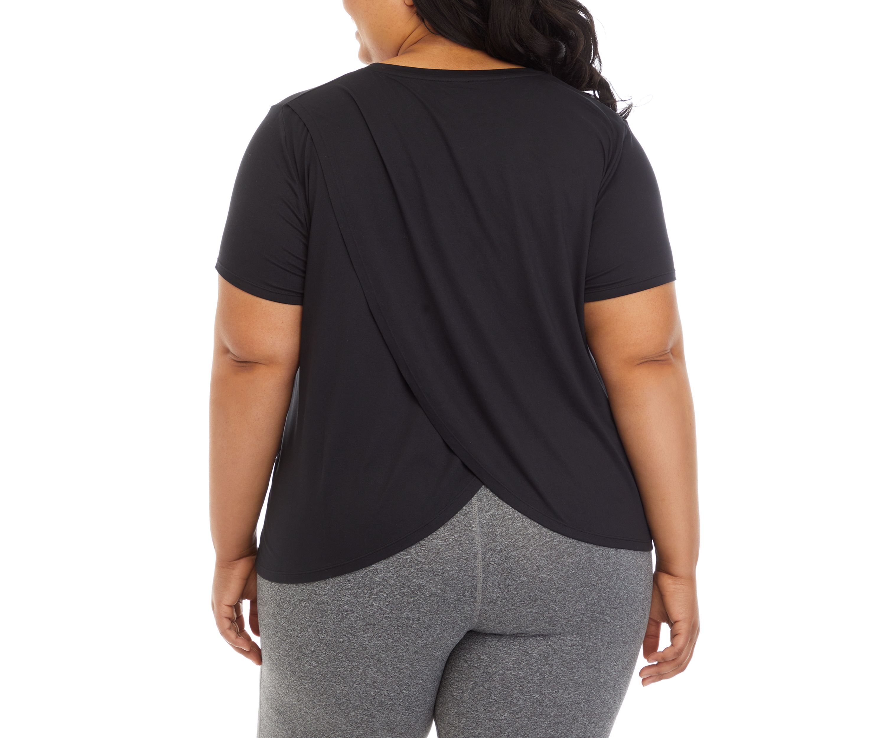 Plus Size Short Sleeve Crew T-Shirt