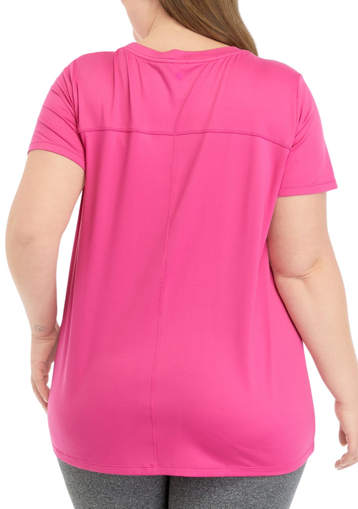 Plus Size Short Sleeve Super Soft Sloane V-Neck T-Shirt