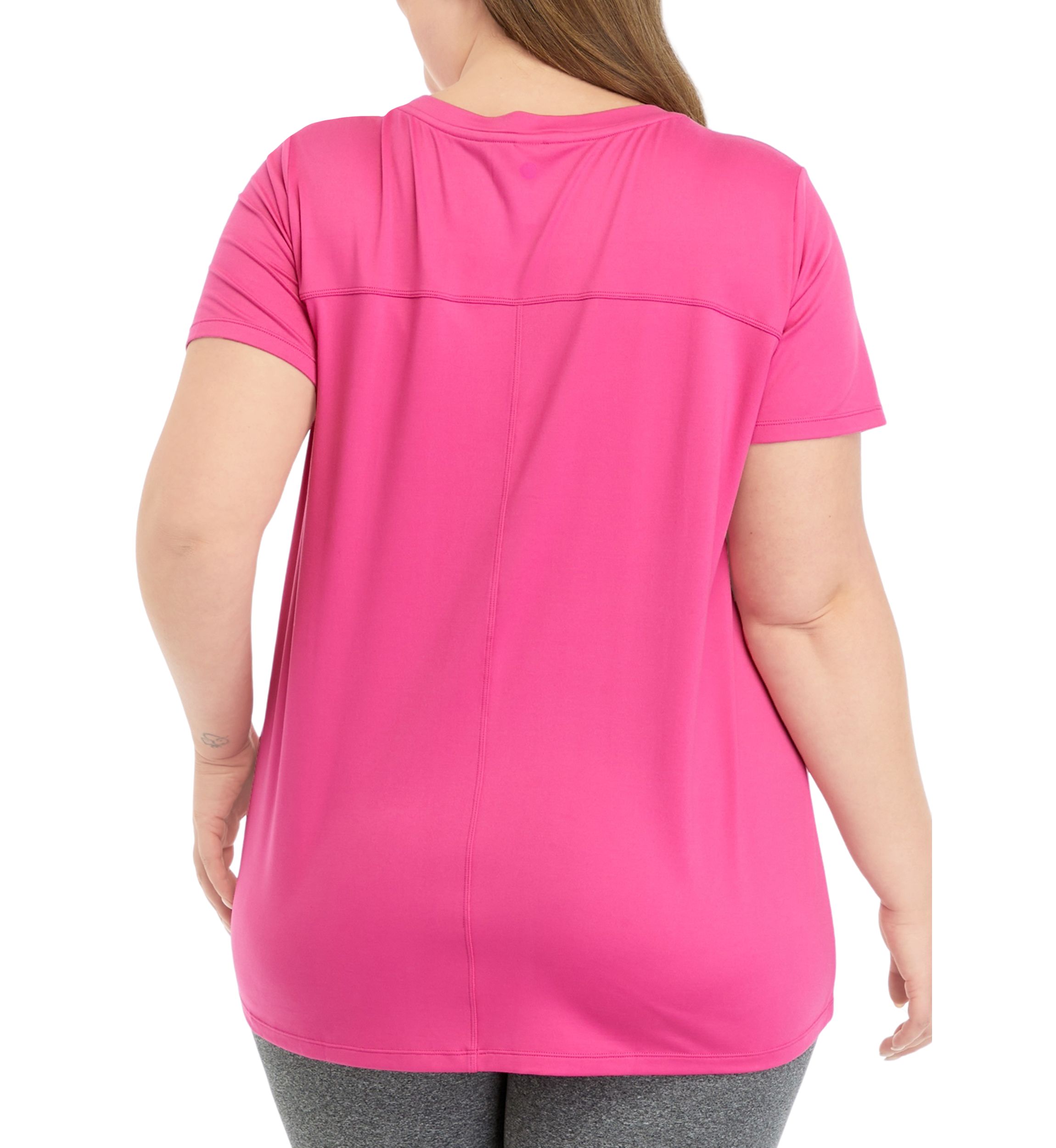 Plus Size Short Sleeve Super Soft Sloane V-Neck T-Shirt